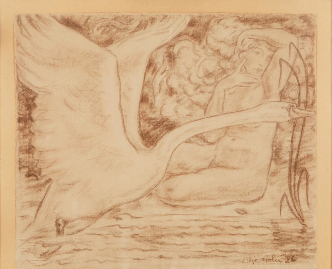 Leda and the swan IV Börje Holm