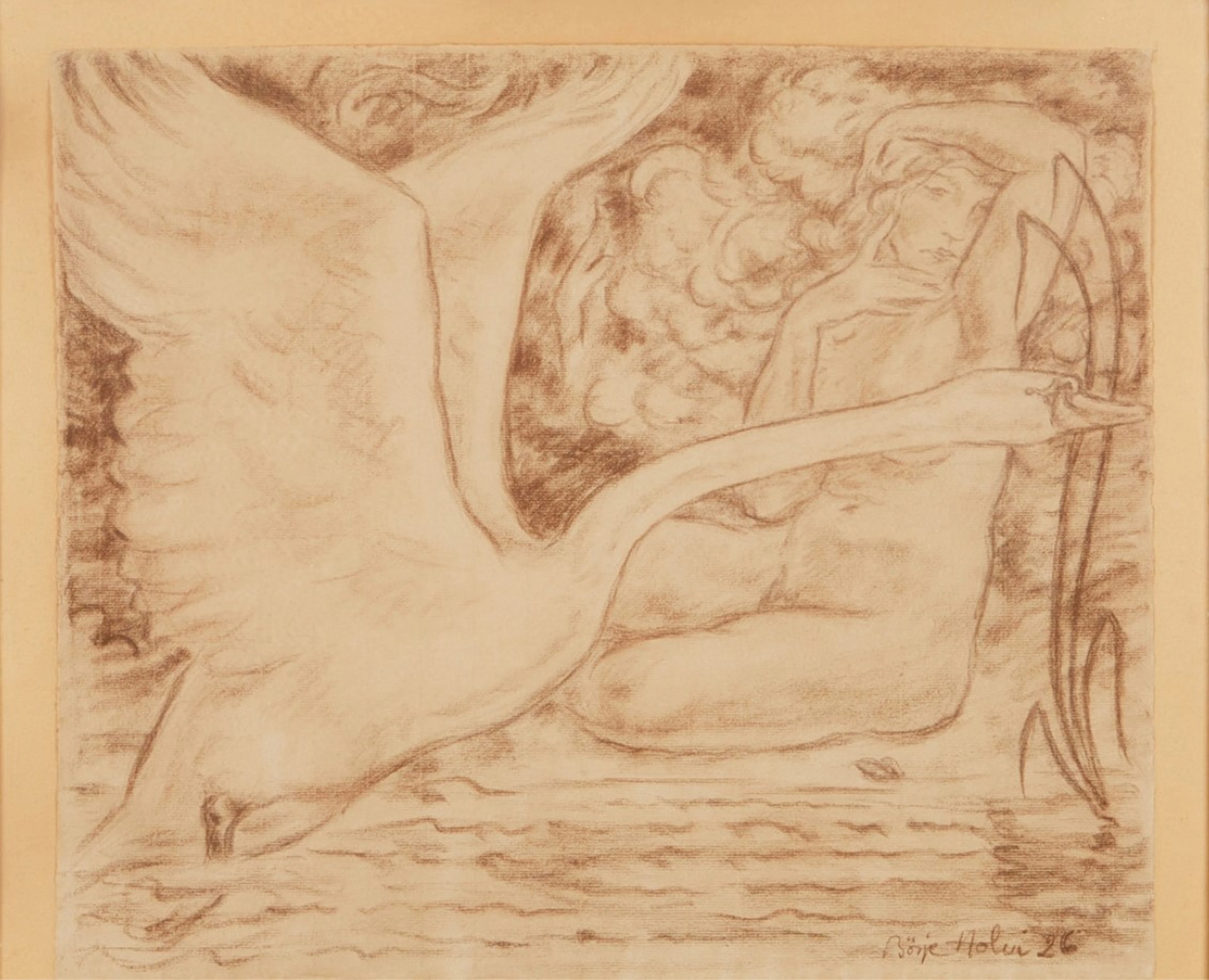 Leda and the swan IV Börje Holm