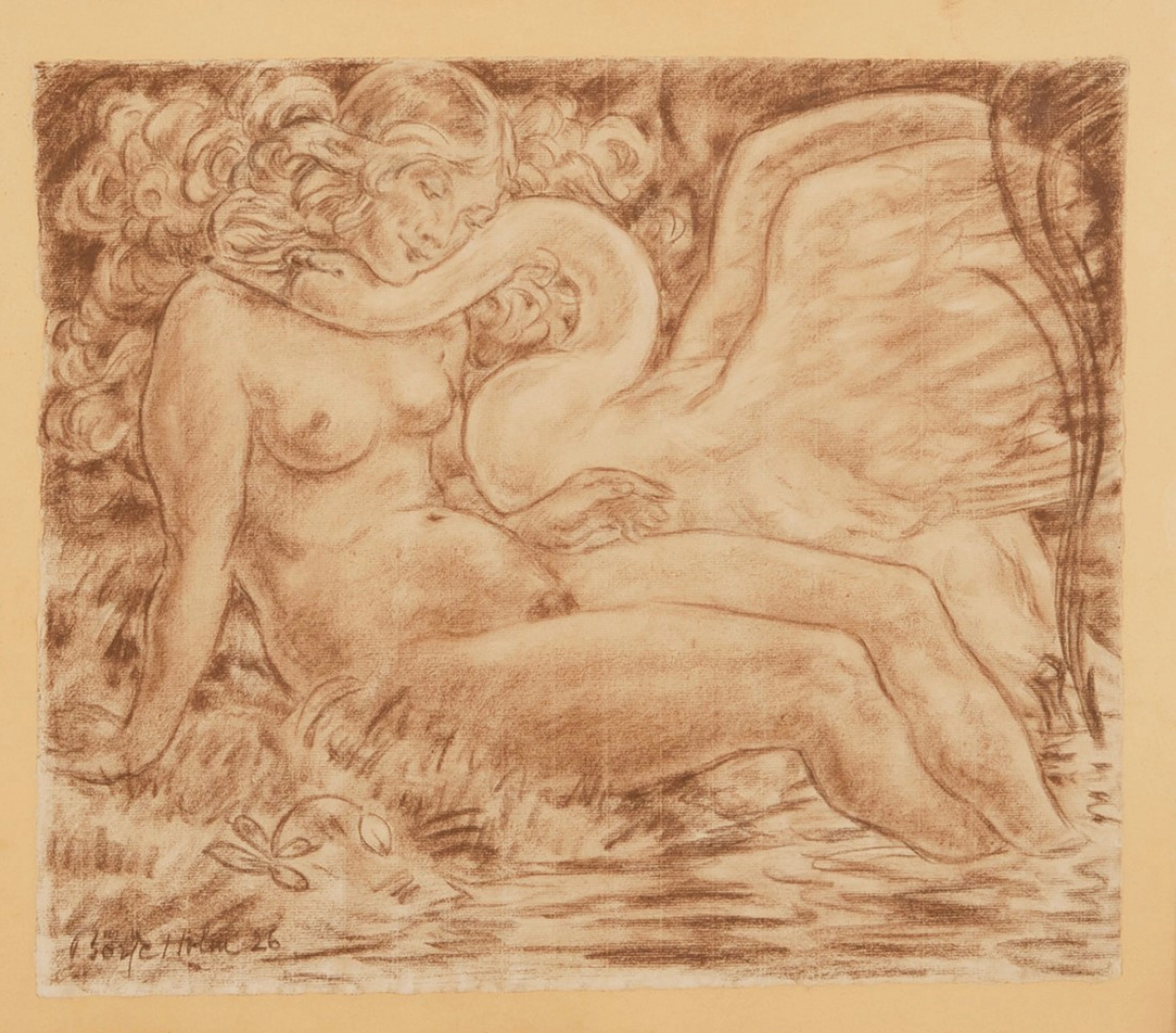 Leda and the swan II Börje Holm
