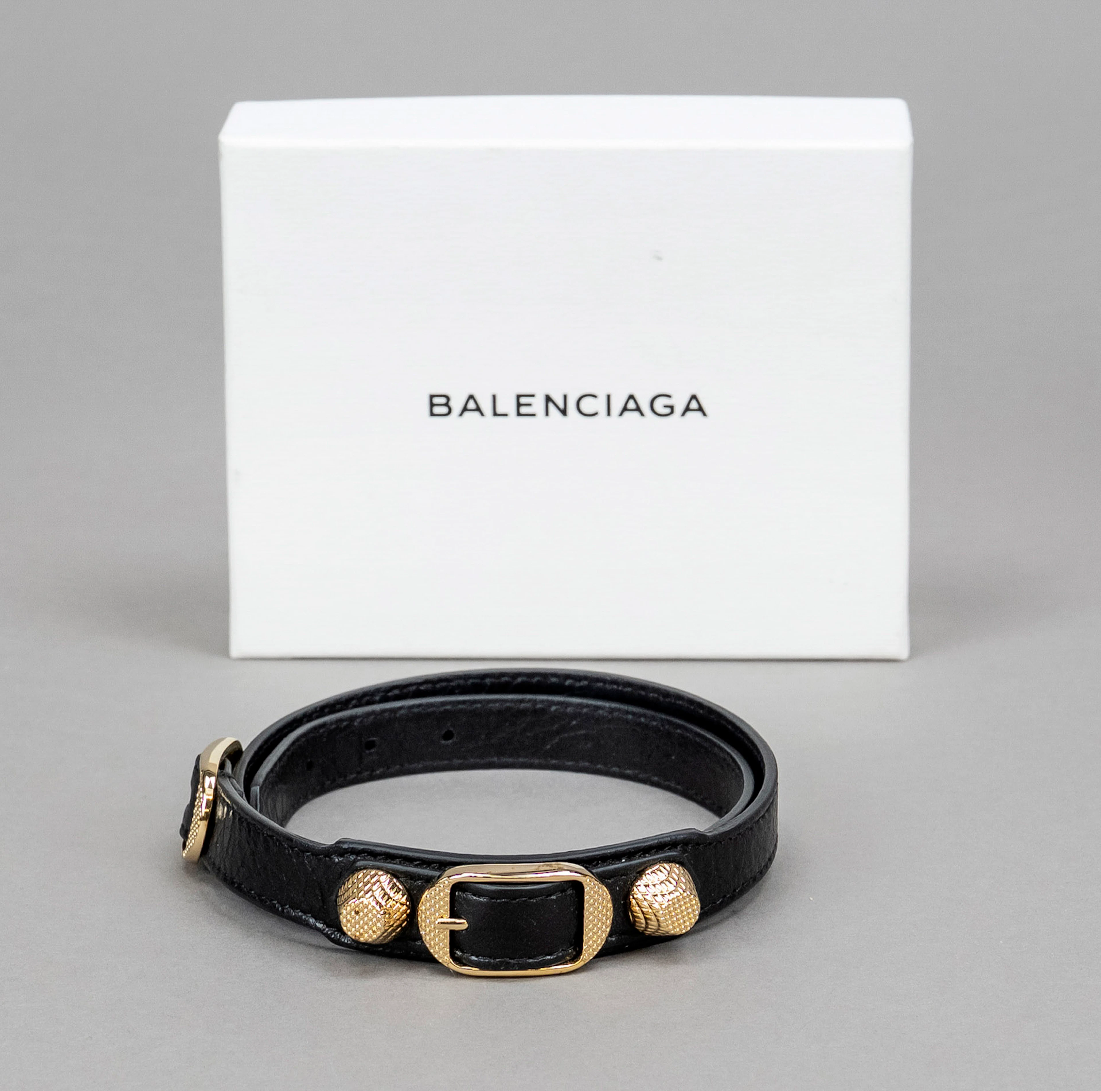 Balenciaga, Black Leather Giant Go