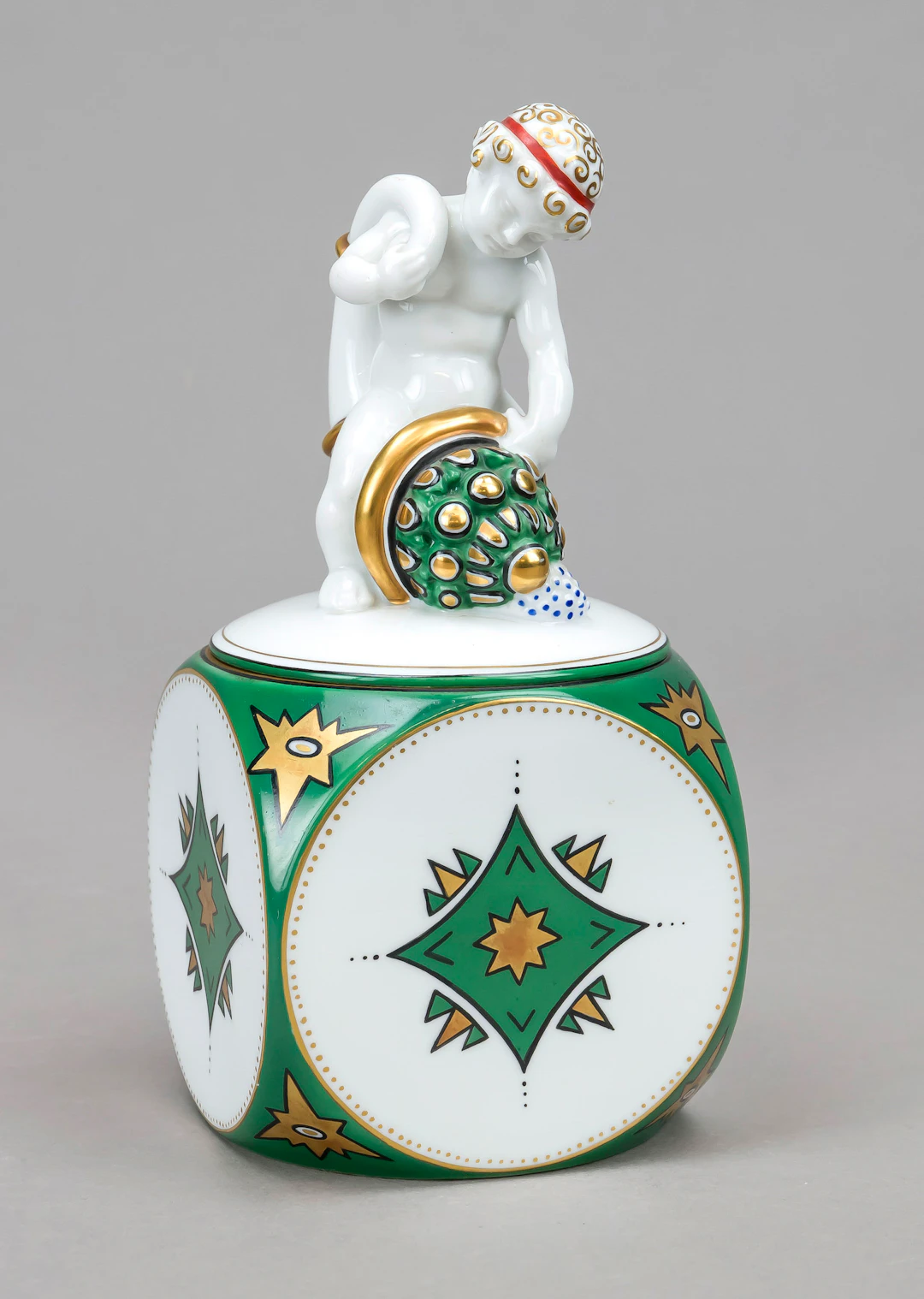 Jugendstil Deckeldose, Fraureuth