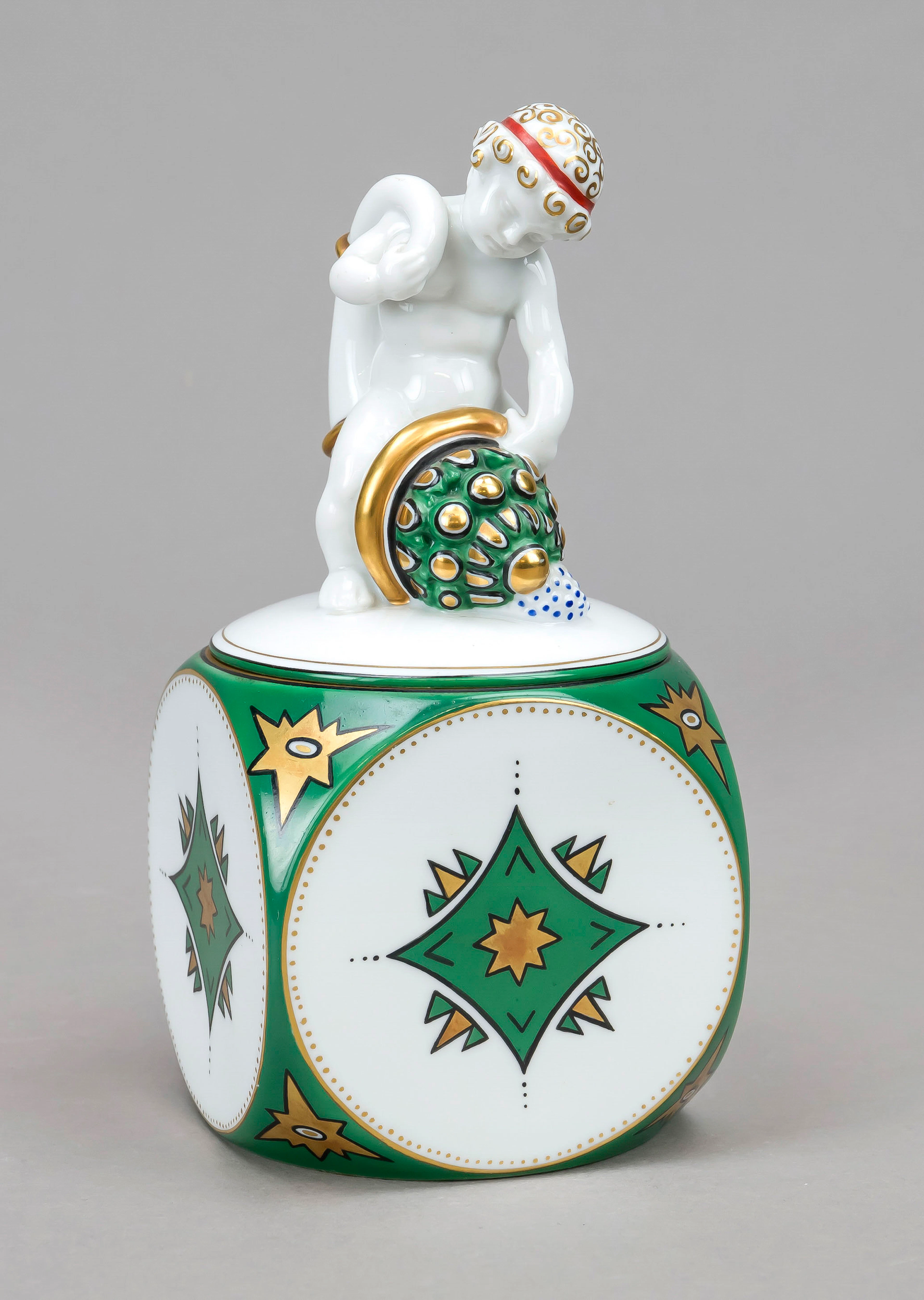 Jugendstil Deckeldose, Fraureuth