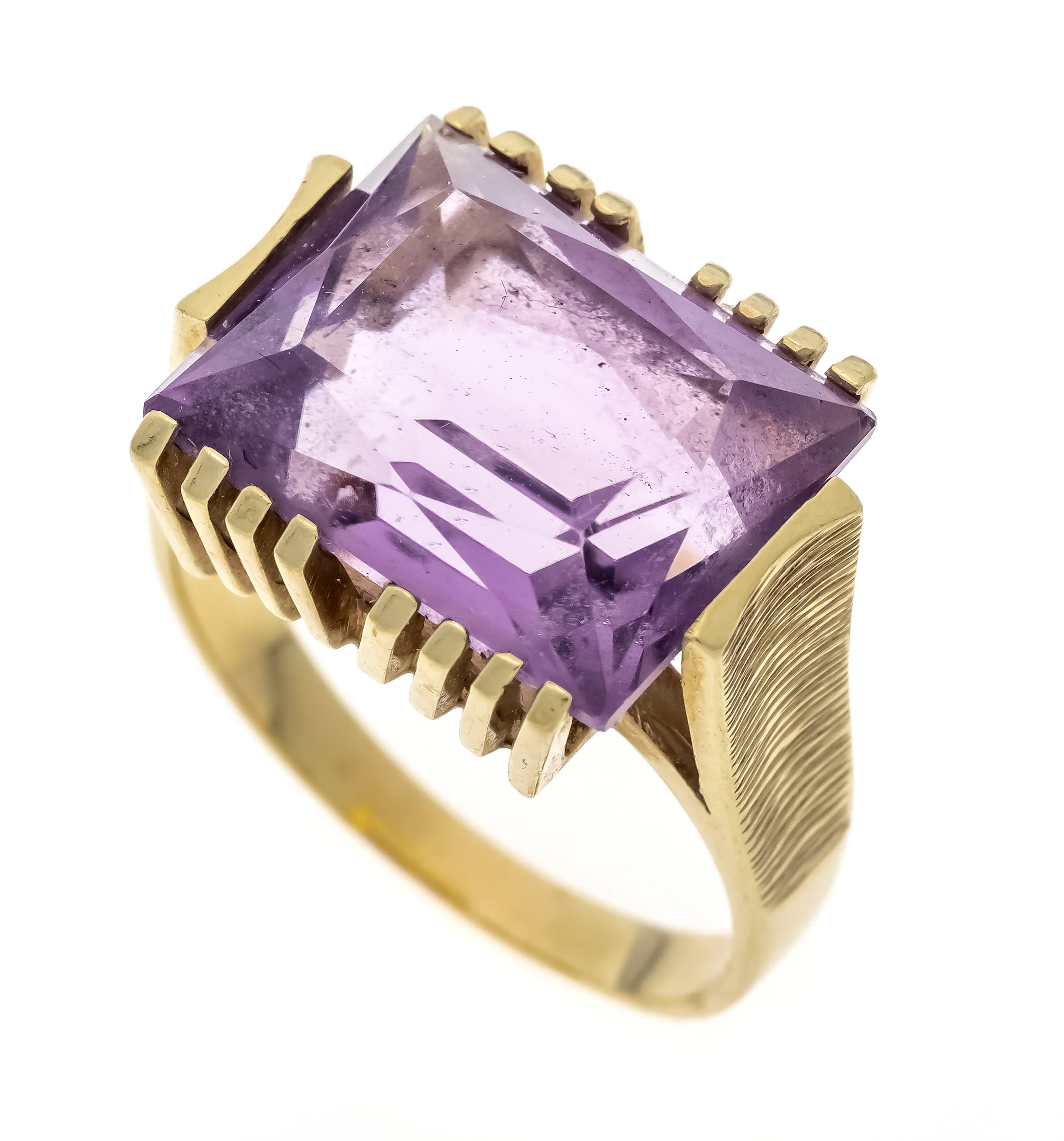 Amethyst-Ring GG 585/000 mit eine