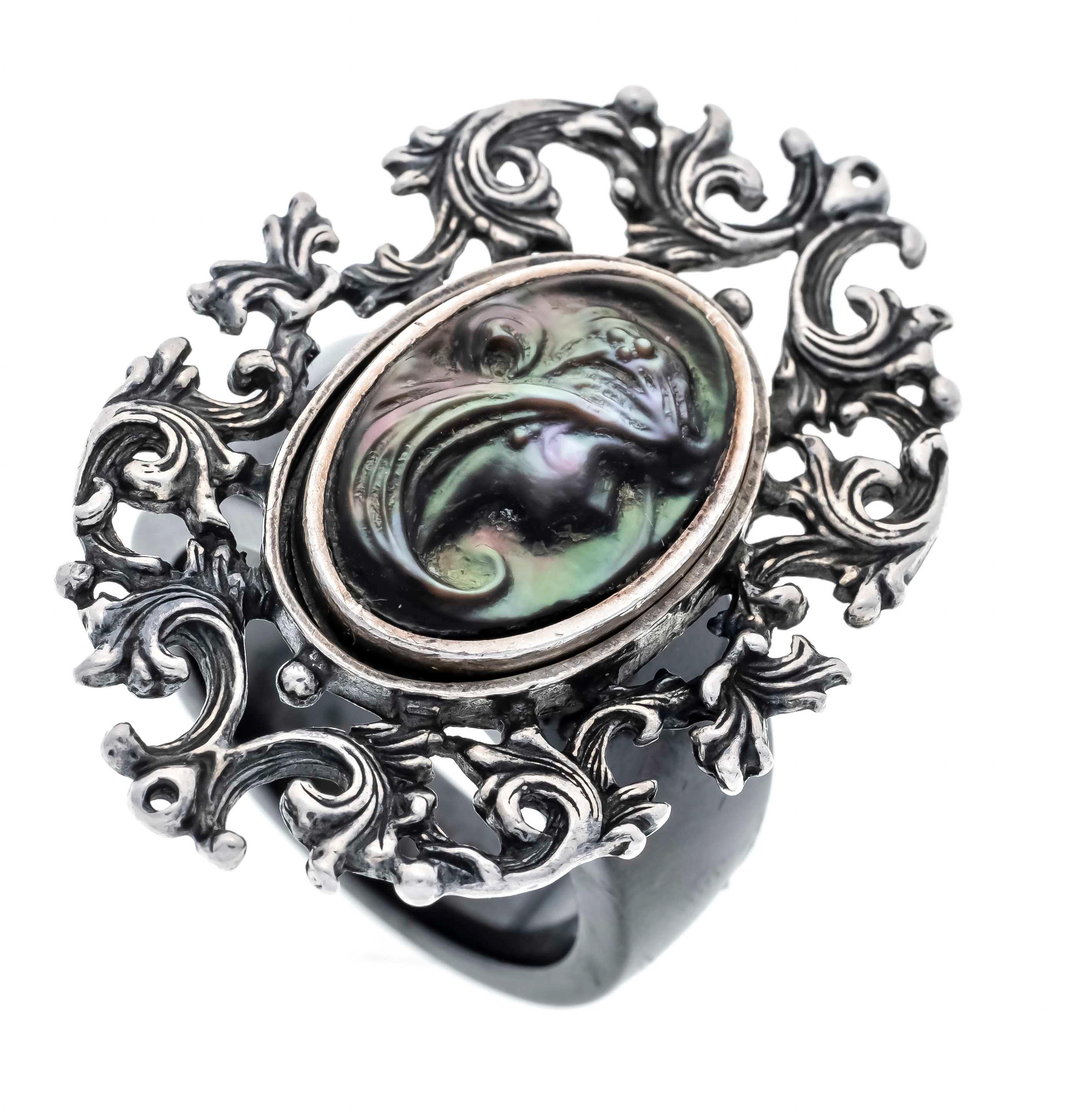 Ehinger Schwarz Gemmen-Ring, mit