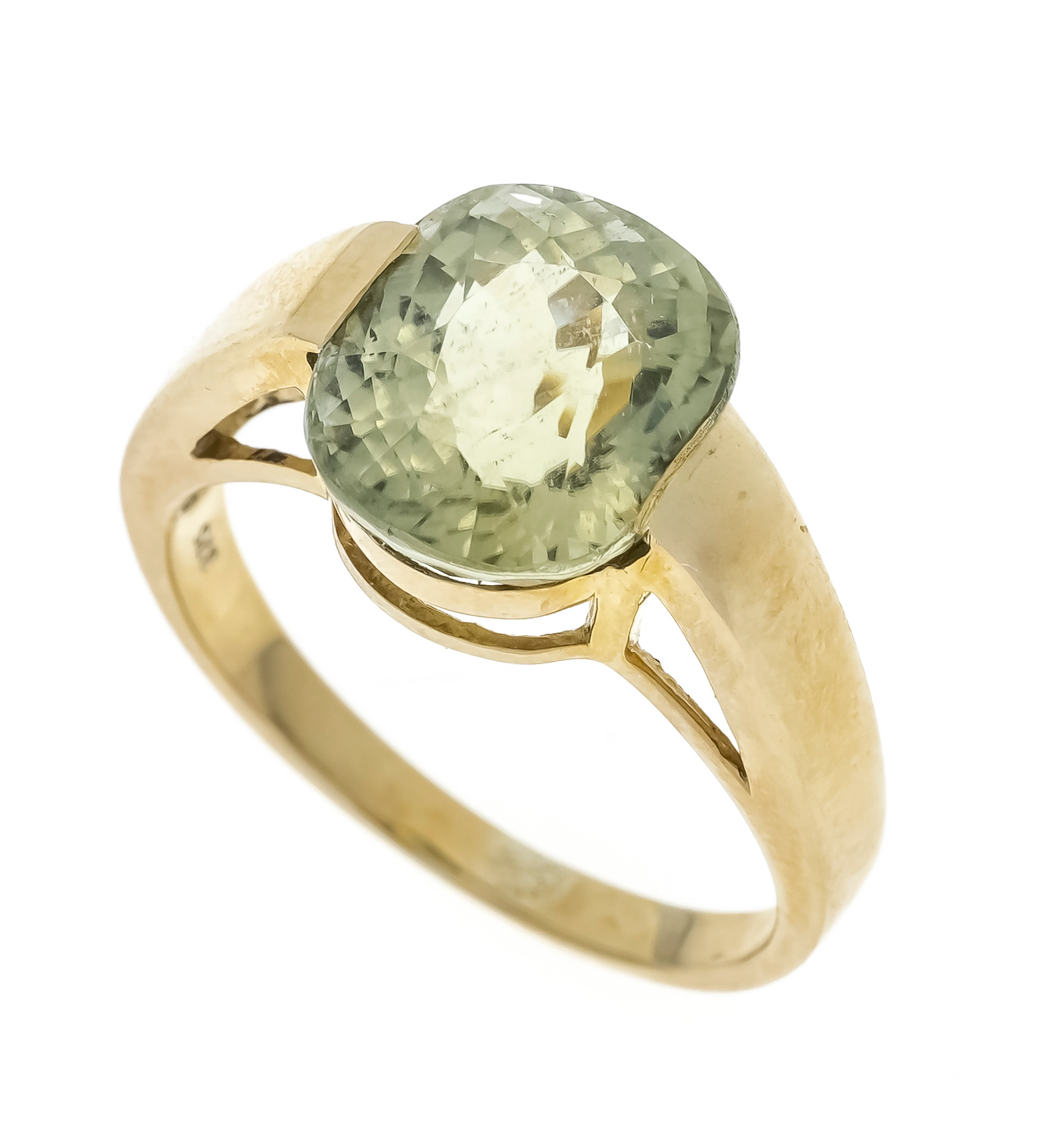 Turmalin-Ring GG 375/000 mit eine
