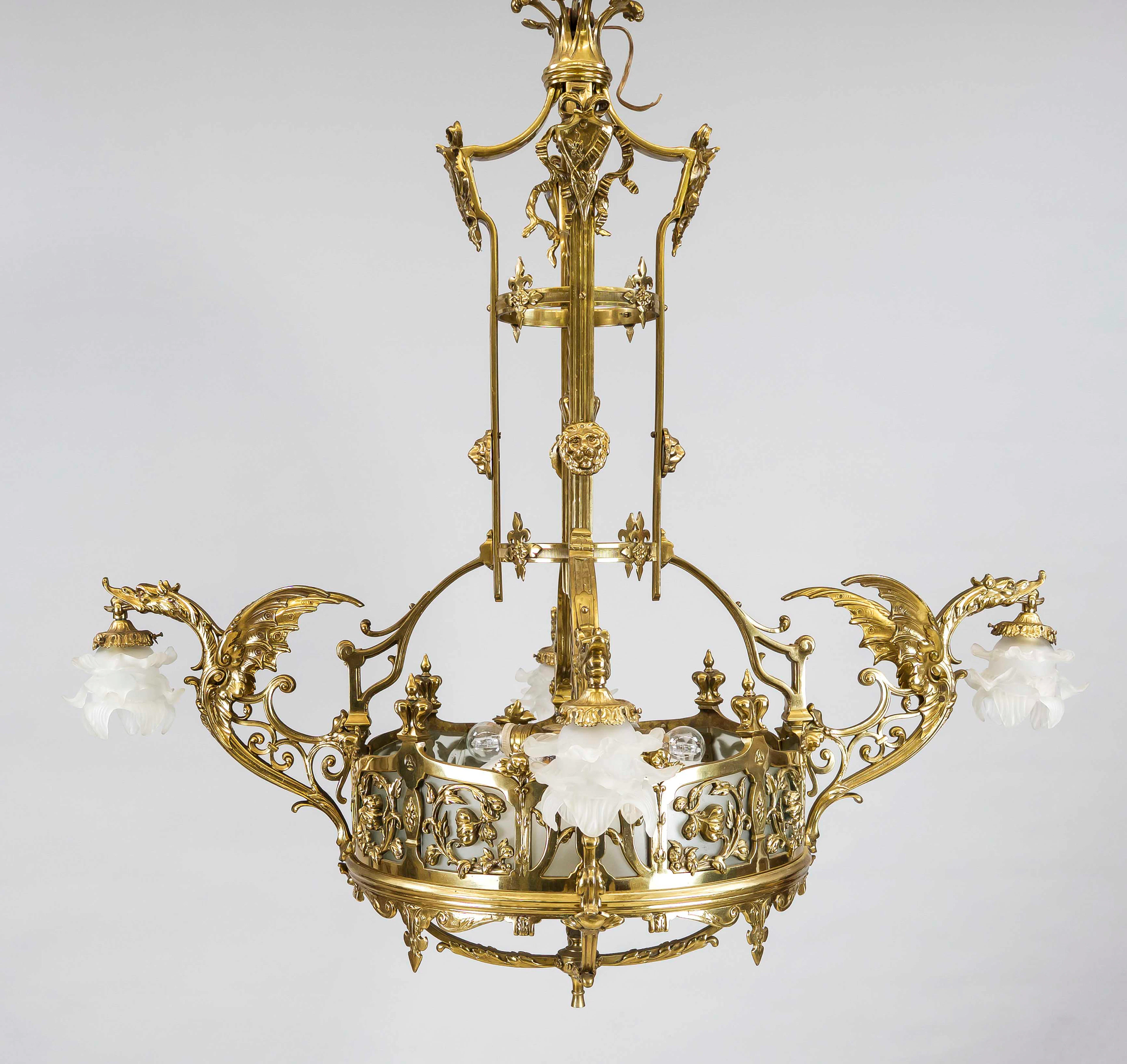 Große Deckenkrone, 19./20. Jh., M