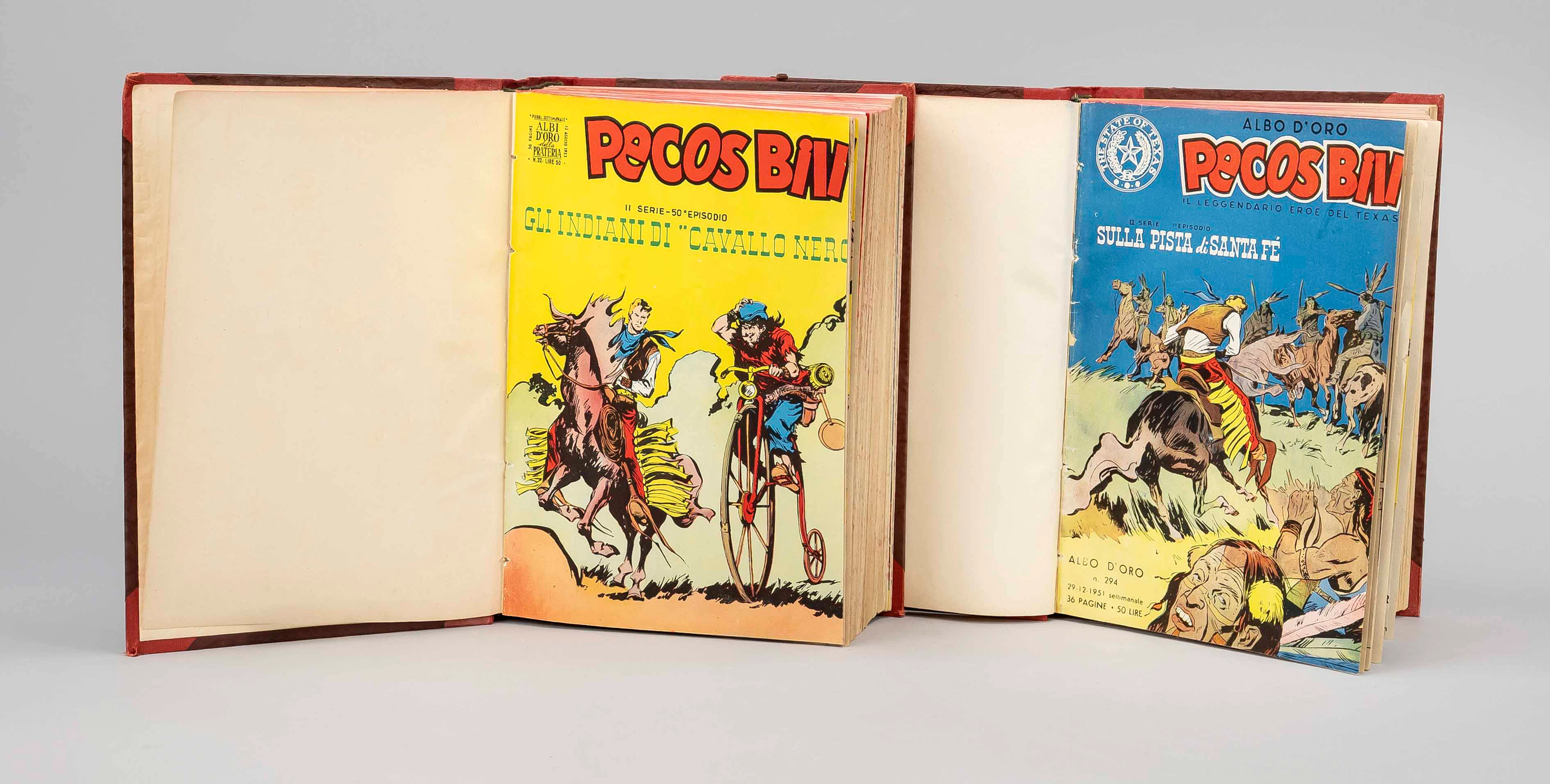 Sammlung von italienischen Comic-H