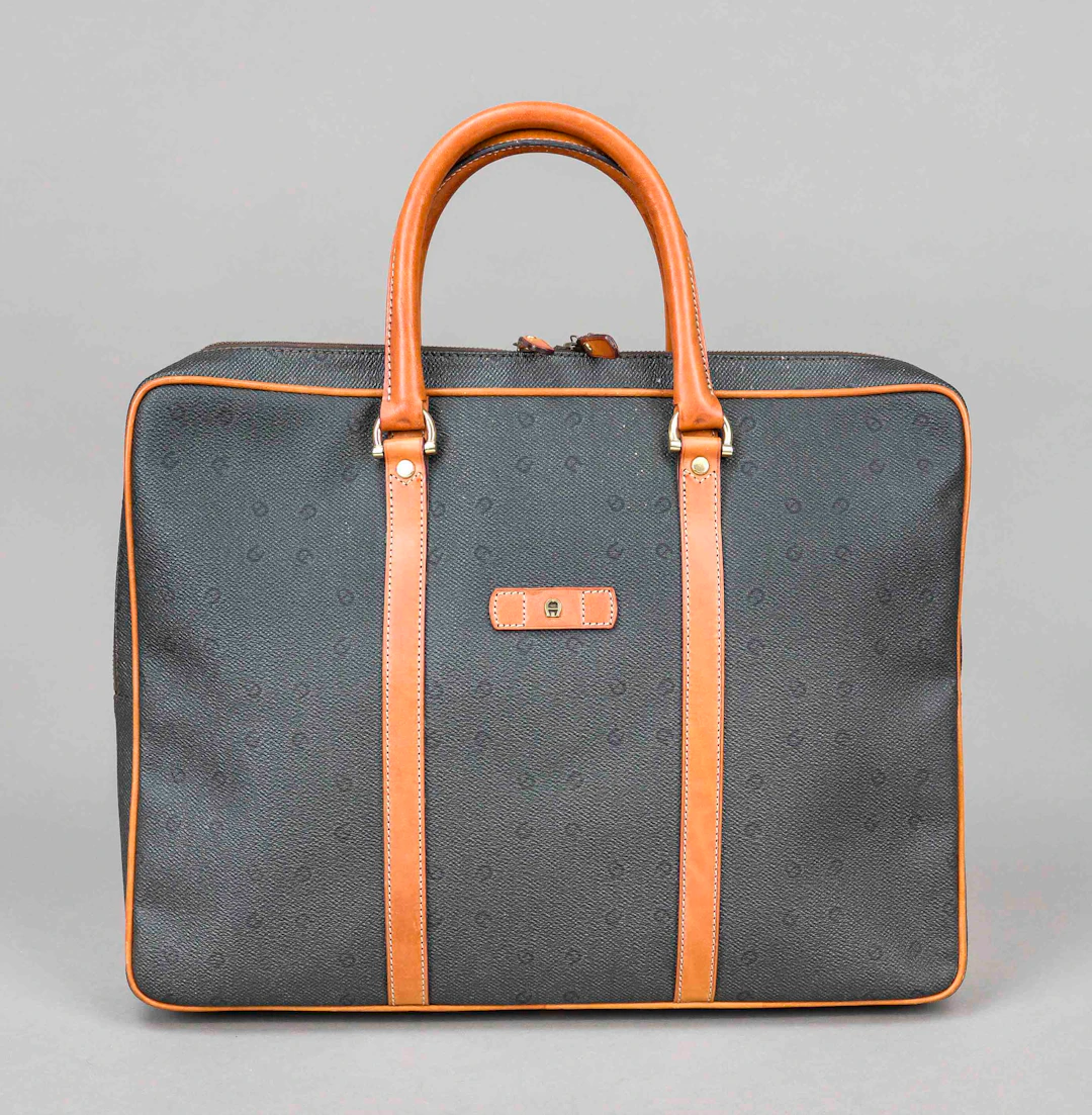 Aigner, Vintage Laptoptasche, ant