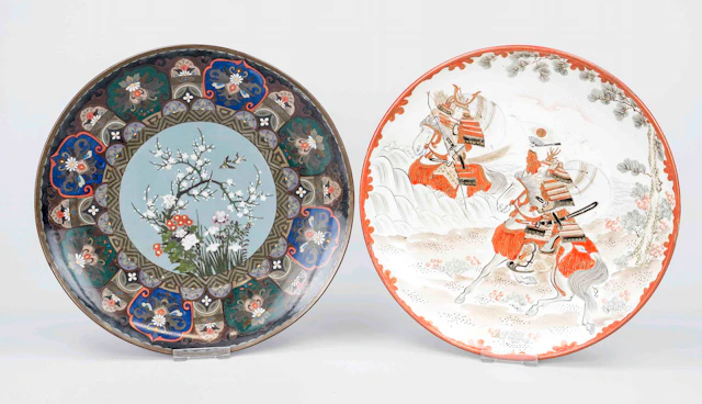 2 Teller, Japan um 1900 (Meiji)