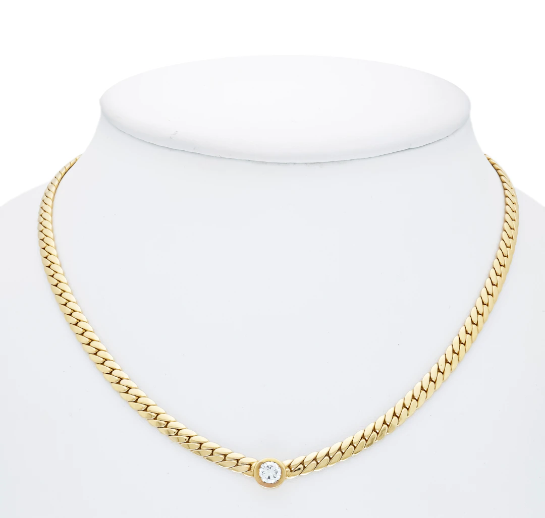 Solitär Brillant-Collier GG 585/0