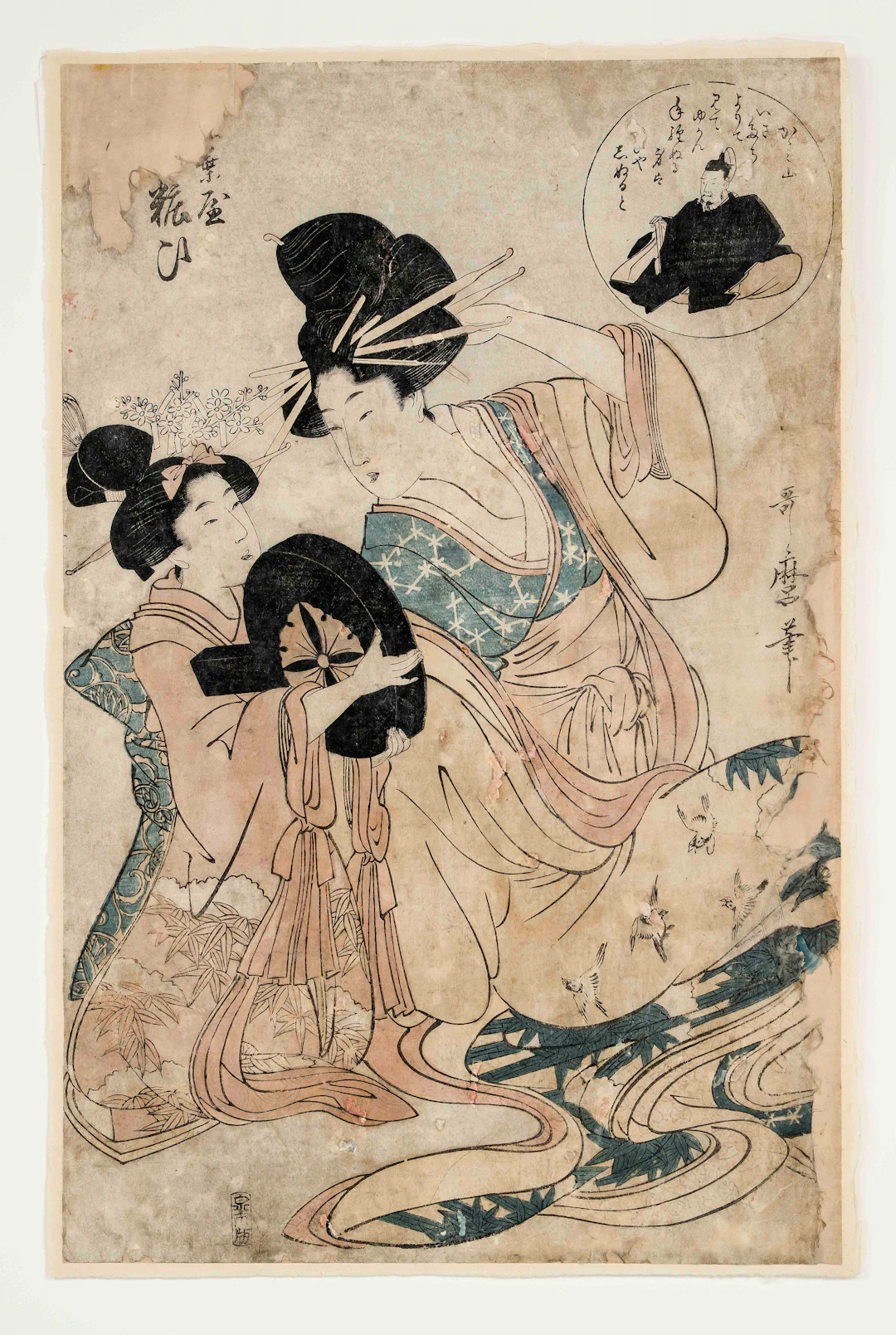 Ukiyo-e Farbholzschnitt Kitagawa