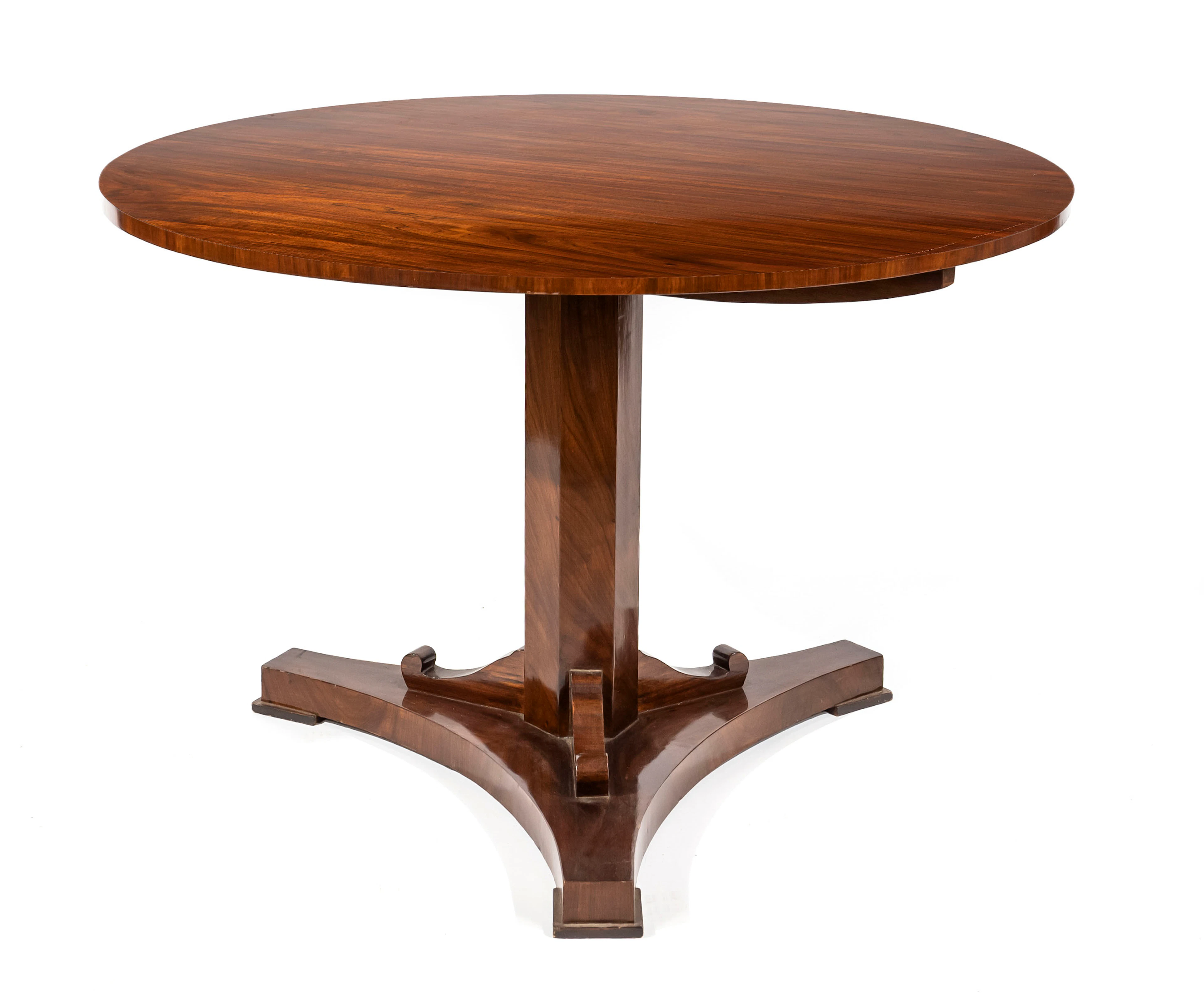 Runder Teetisch im Biedermeier-Stil