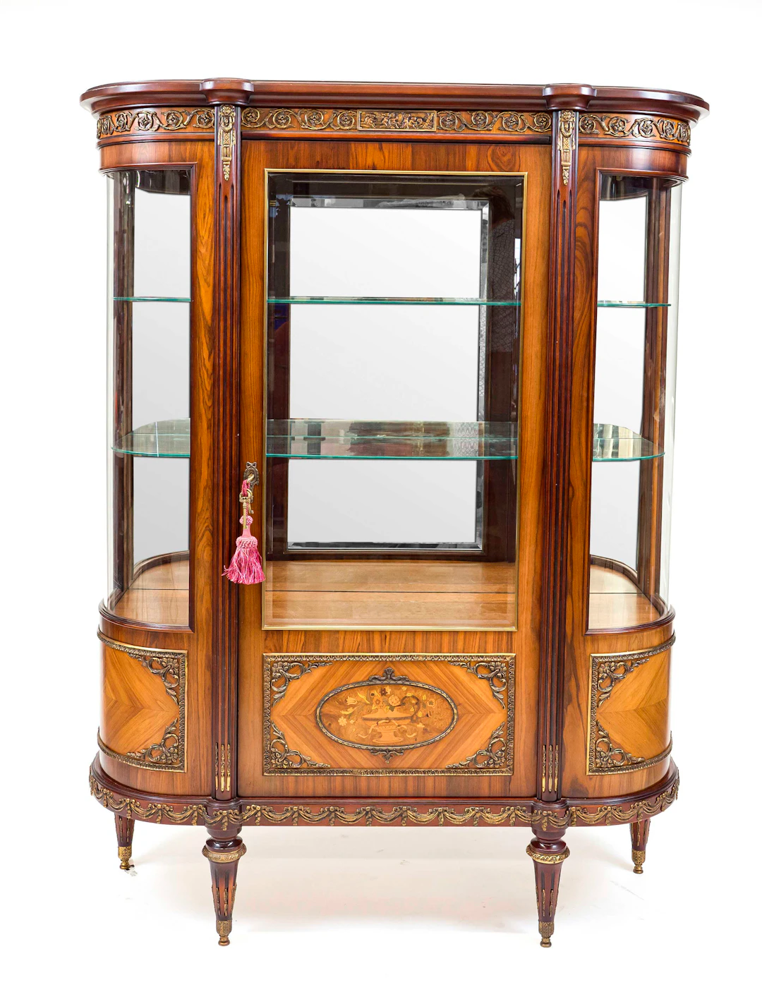 Vitrinenschrank, wohl Italien 20.