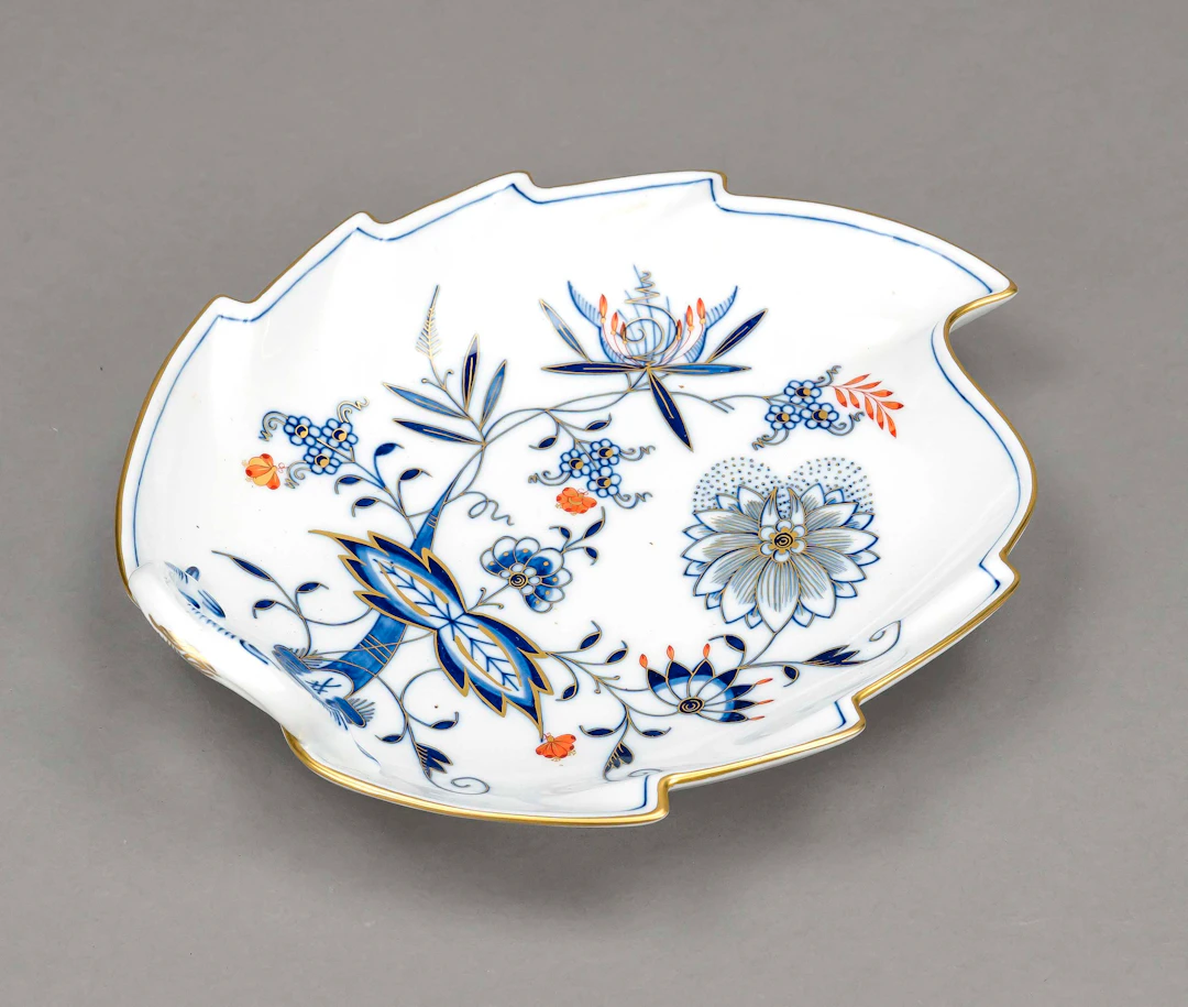 Blattschale, Meissen, 20. Jh., 1.
