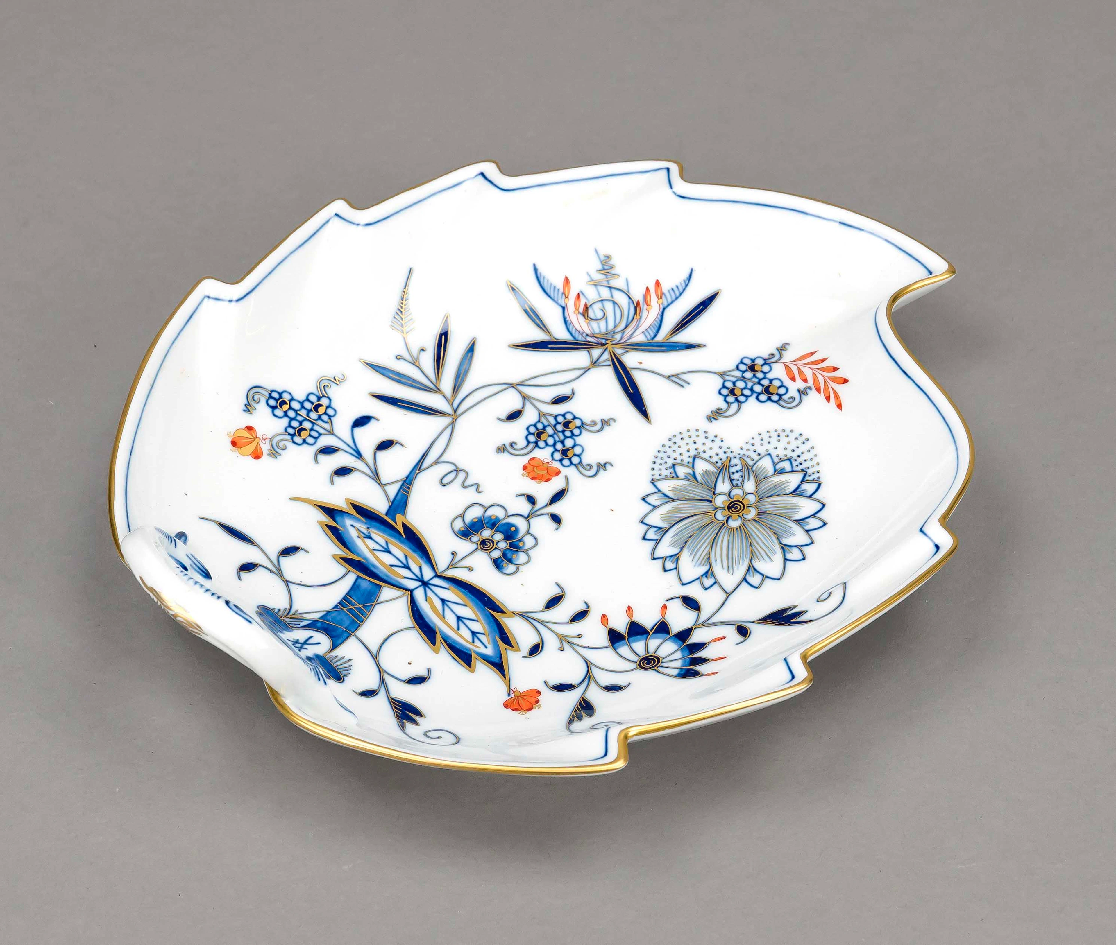 Blattschale, Meissen, 20. Jh., 1.