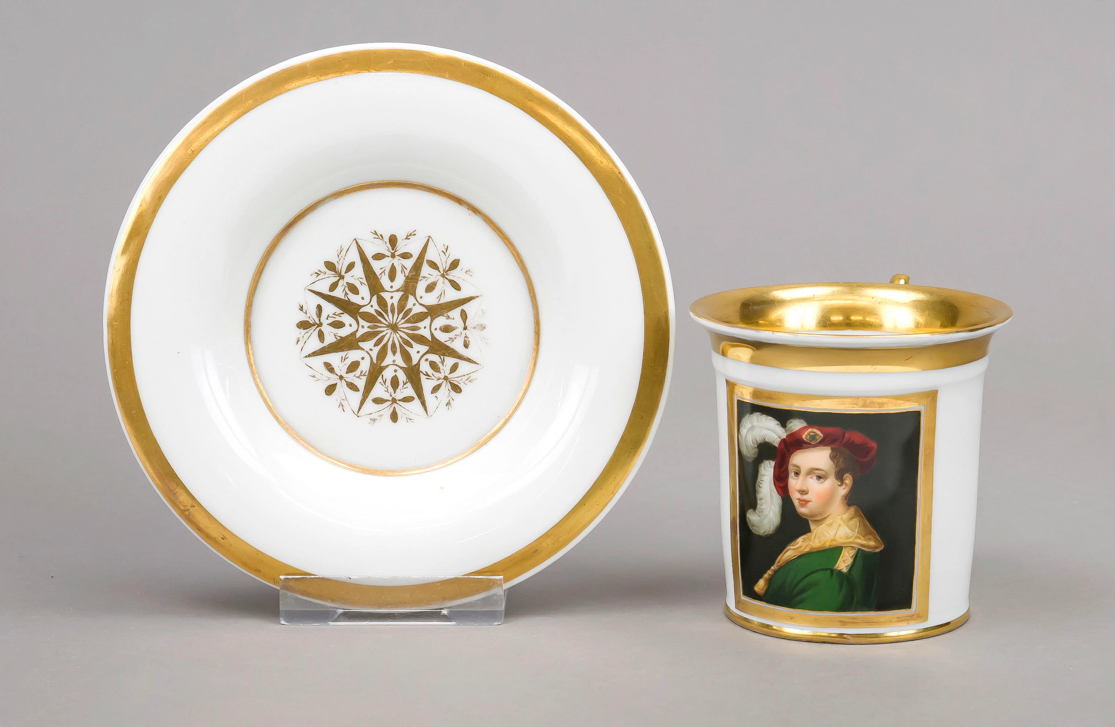 Tasse mit Untertasse, wohl Gotha