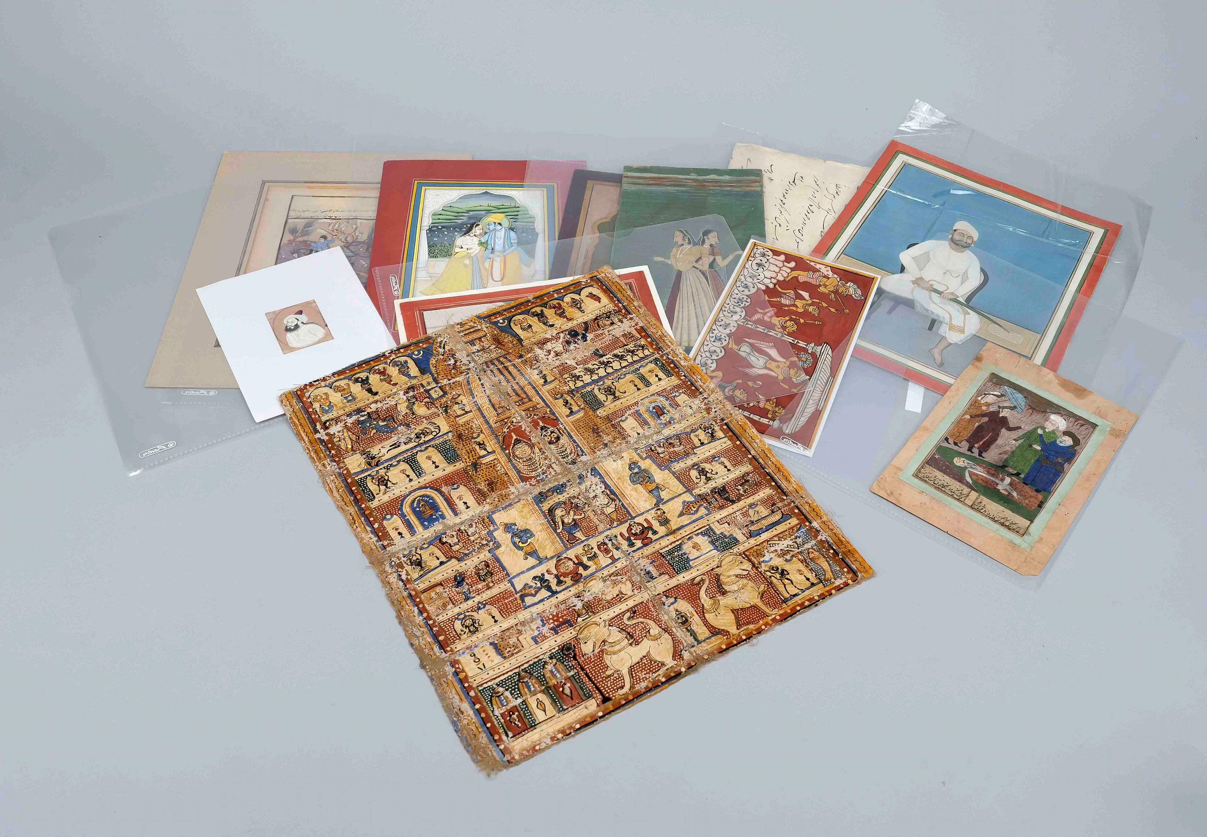 Konvolut indische Miniaturen, w.