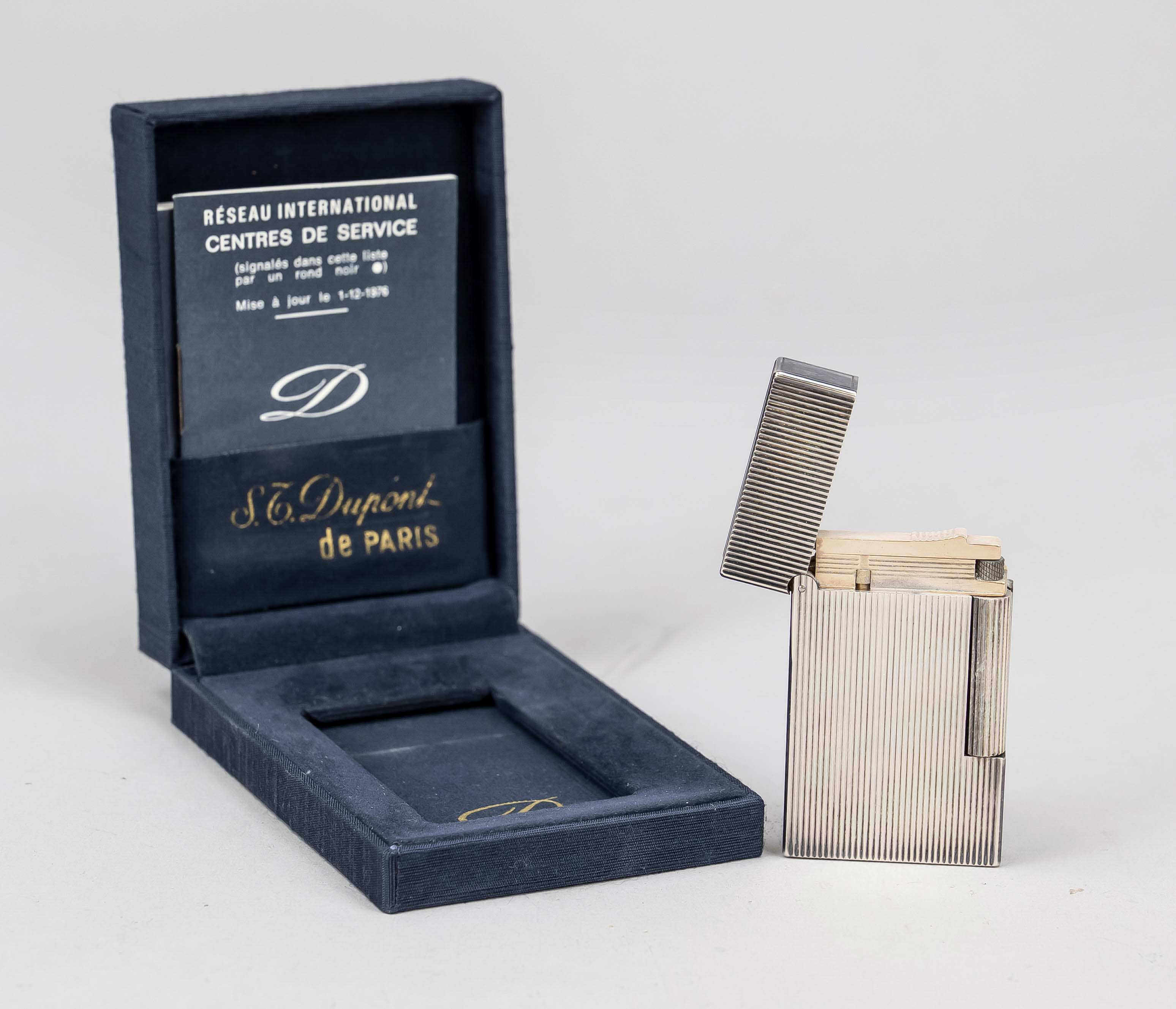 Feuerzeug Dupont in Box, Frankreic