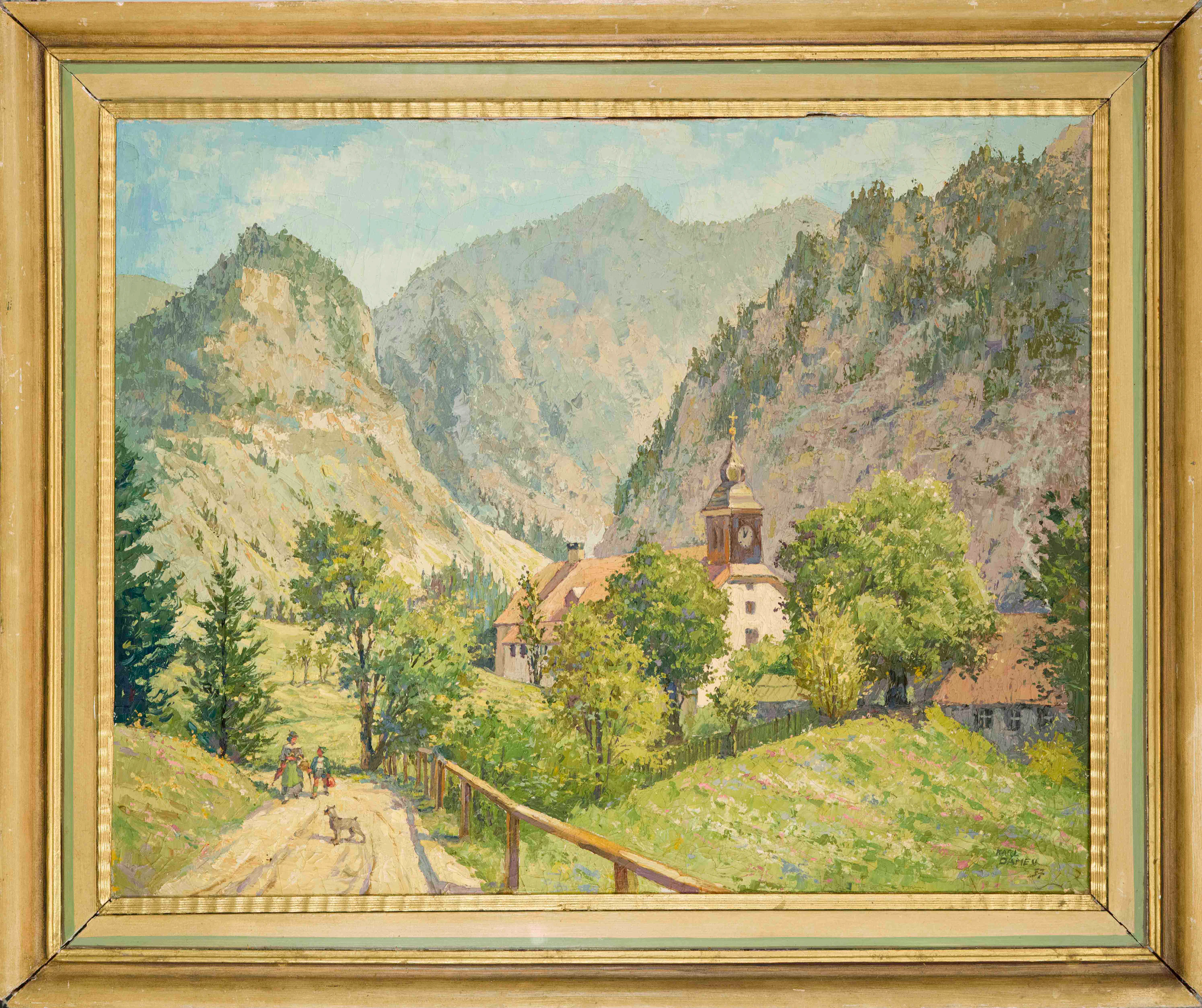 Carl Damess, dt. Maler Mitte 20.