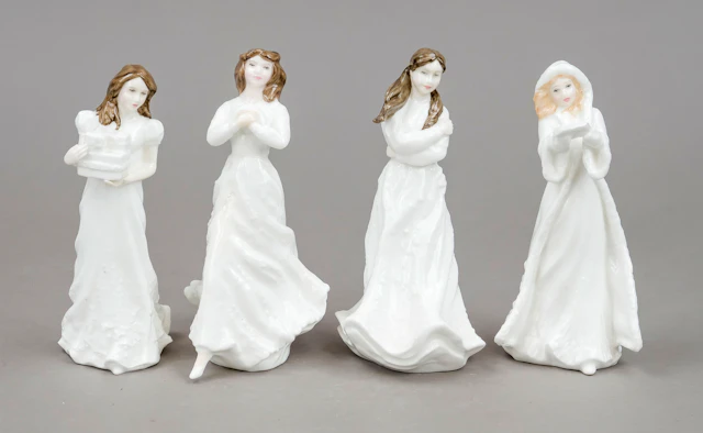Vier Figuren, Royal Doulton, Engl