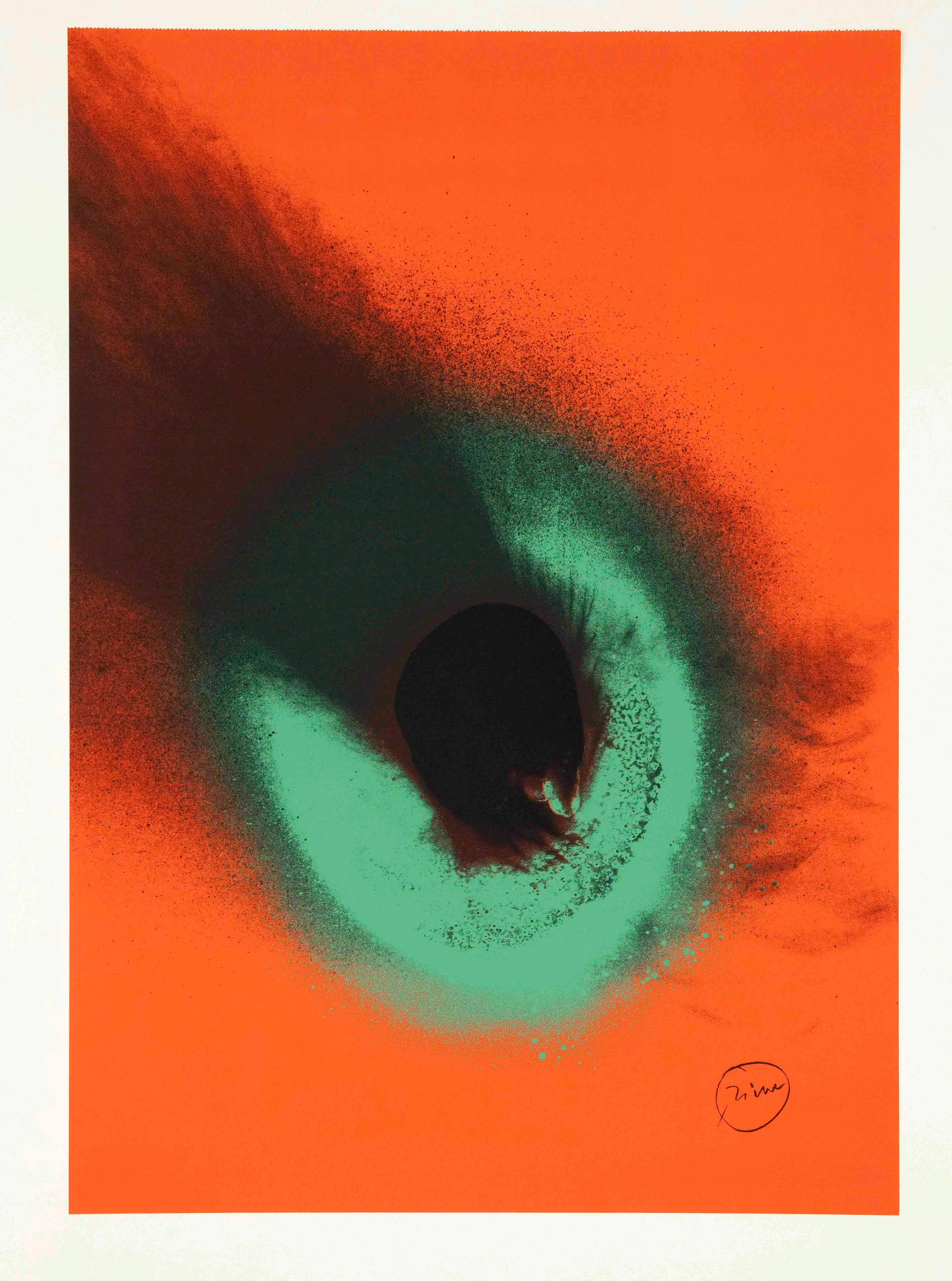 Otto Piene (1928-2014), ''Feueraug