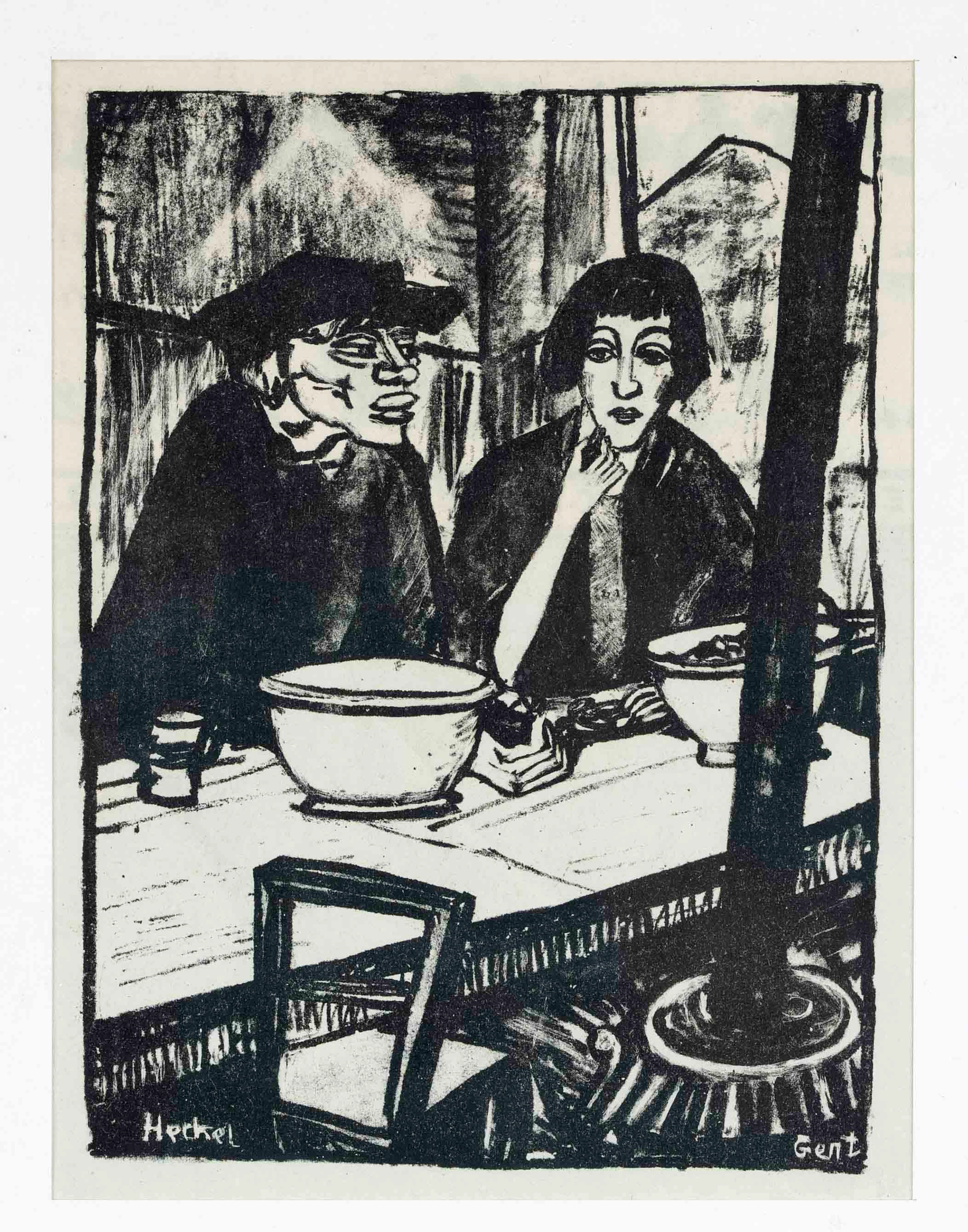 Erich Heckel (1883-1970), ''In der M