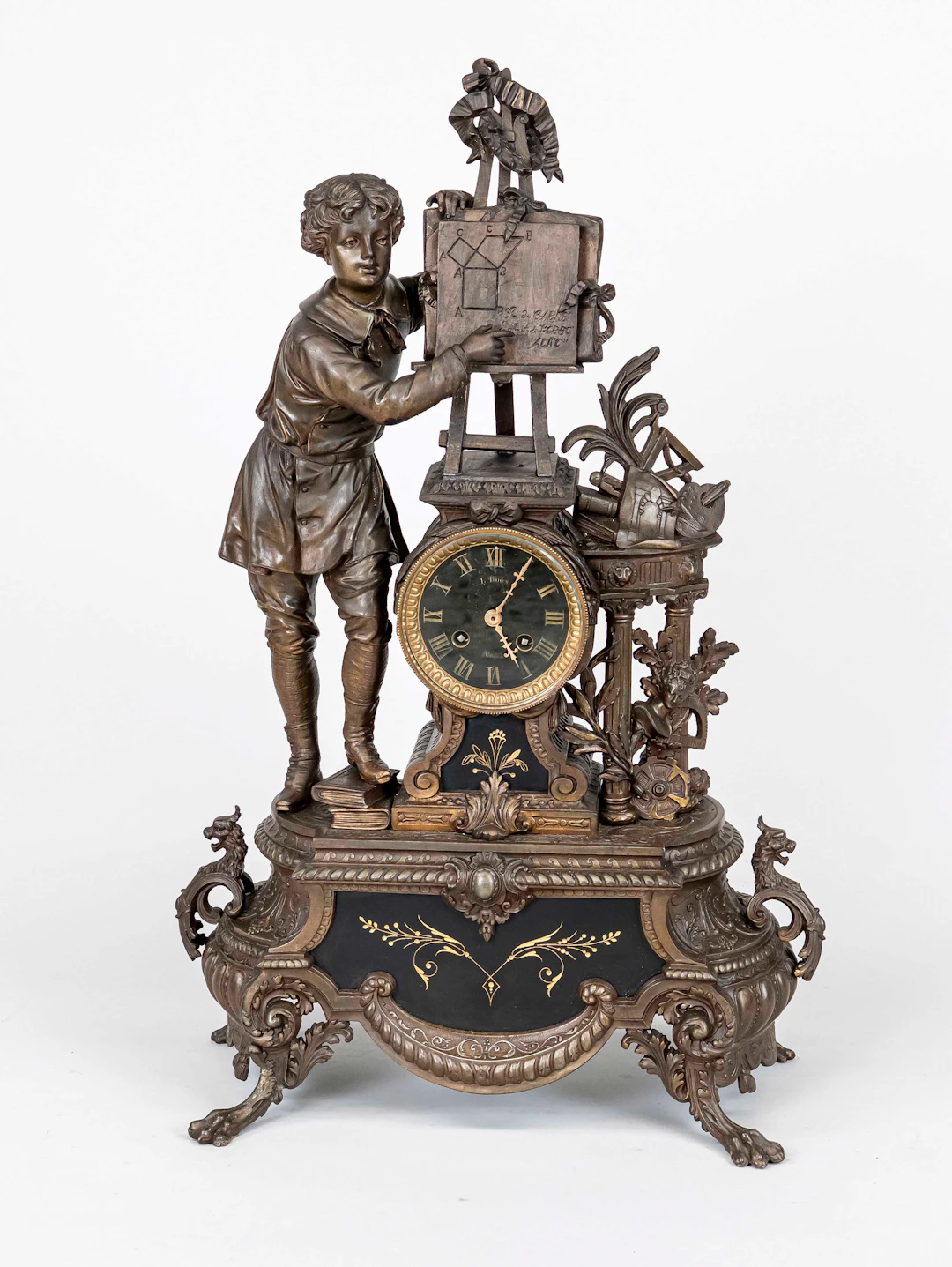 Historismus - Figurenpendule, Fra