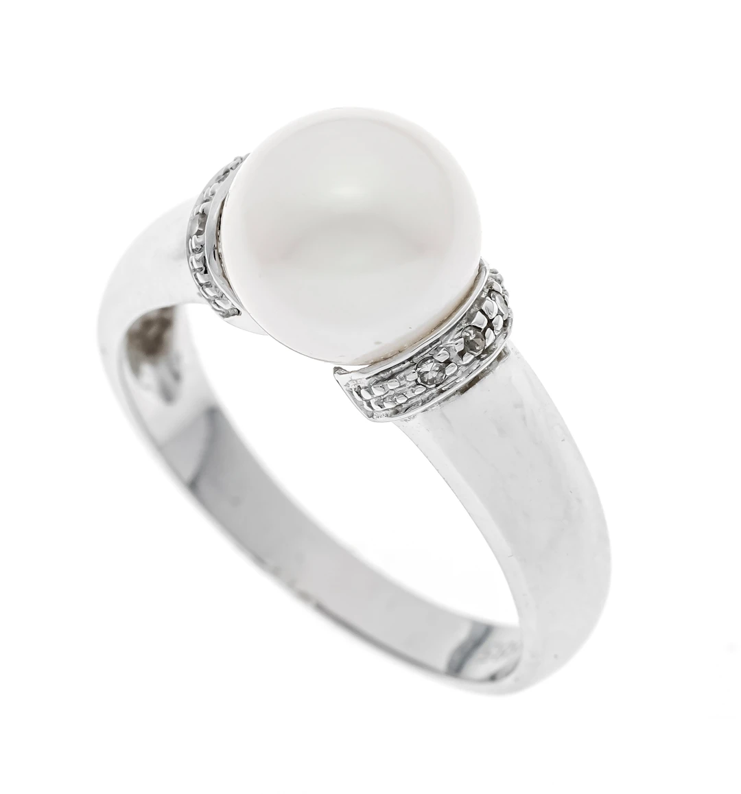 Akoyaperlen-Ring WG 585/000 mit e