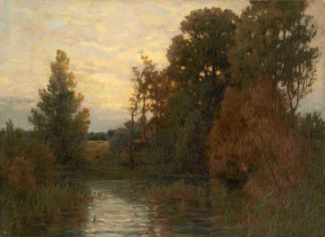 H.W. Busch, Landschaftsmaler Anfa