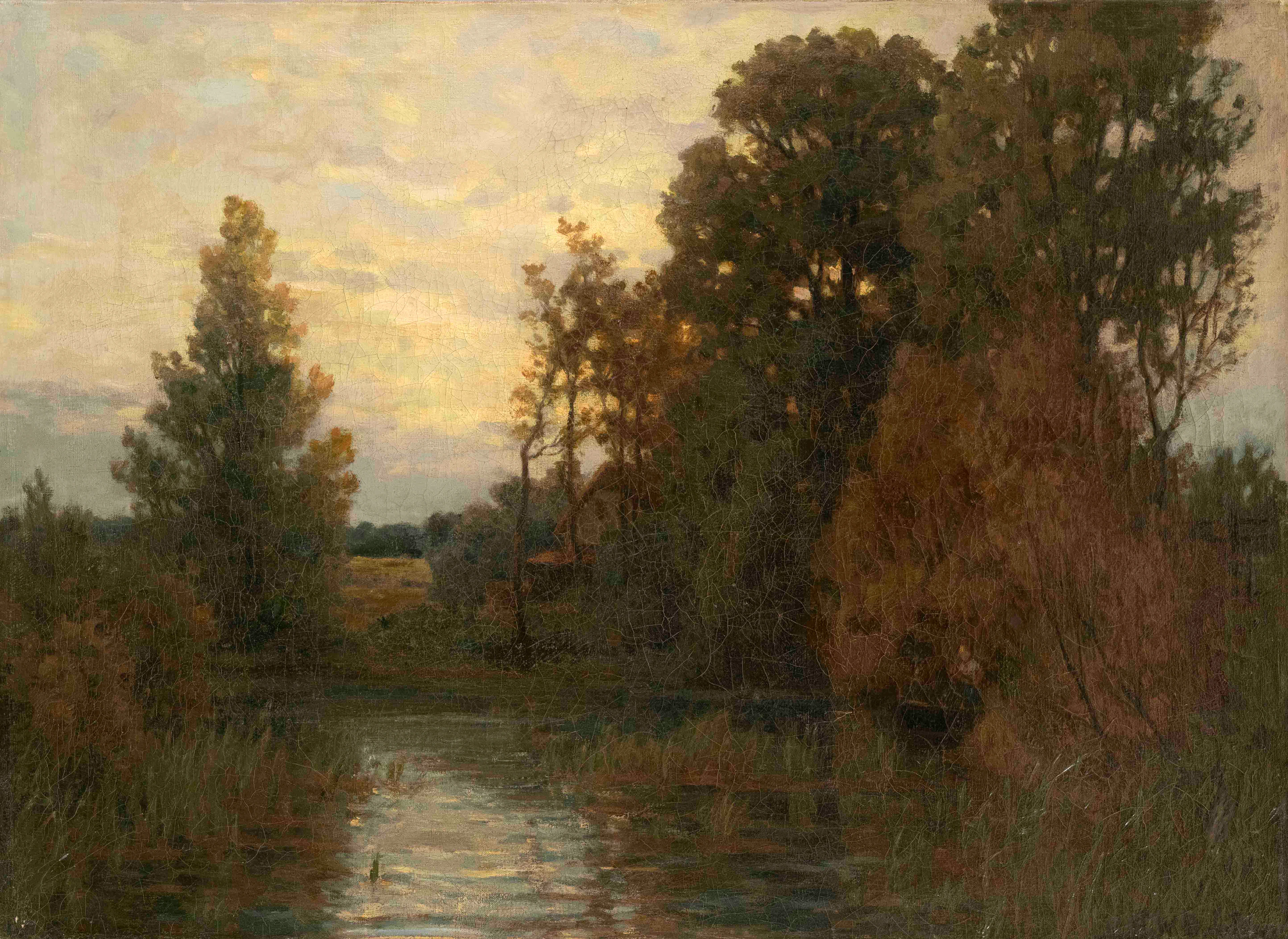 H.W. Busch, Landschaftsmaler Anfa