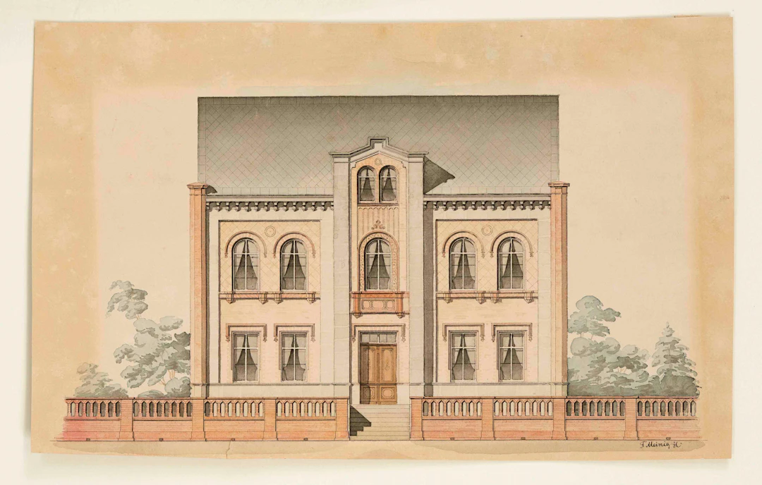F. Meinig, Architekturzeichner um