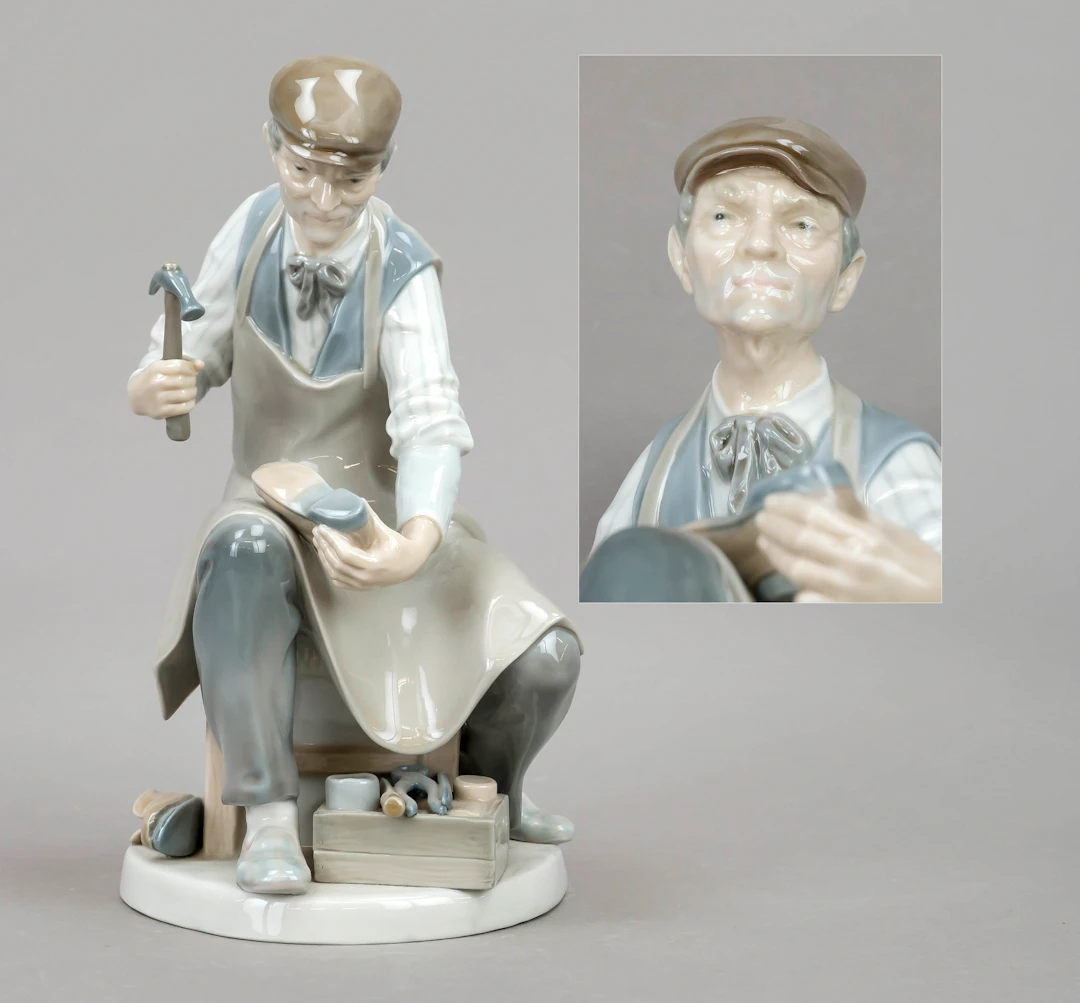 Schuster bei der Arbeit, Lladro