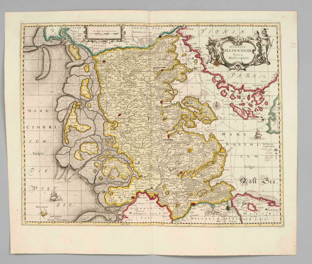 Historische Karte von Schleswig -