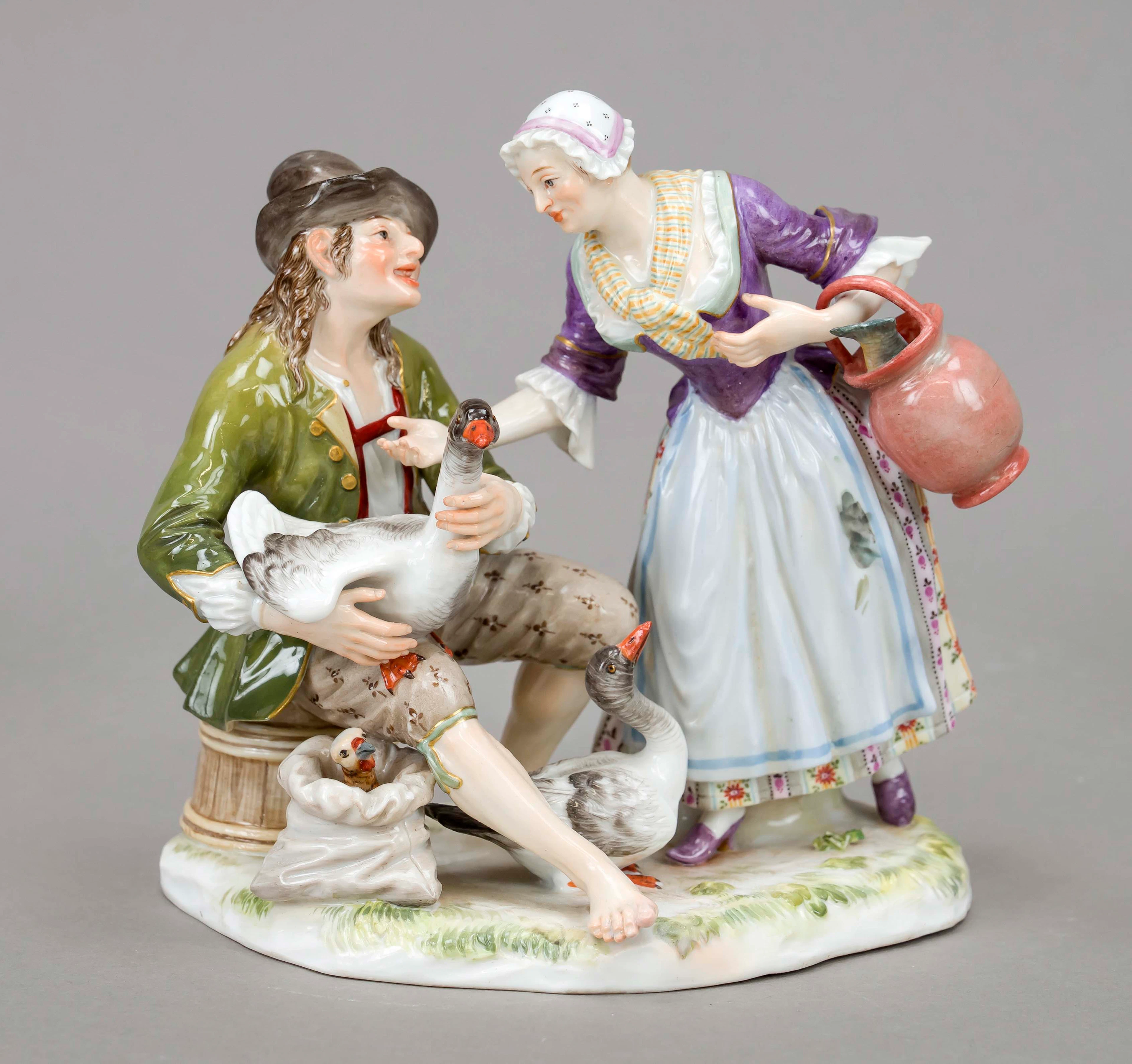 Der Gänsehandel, Meissen, Knaufsc