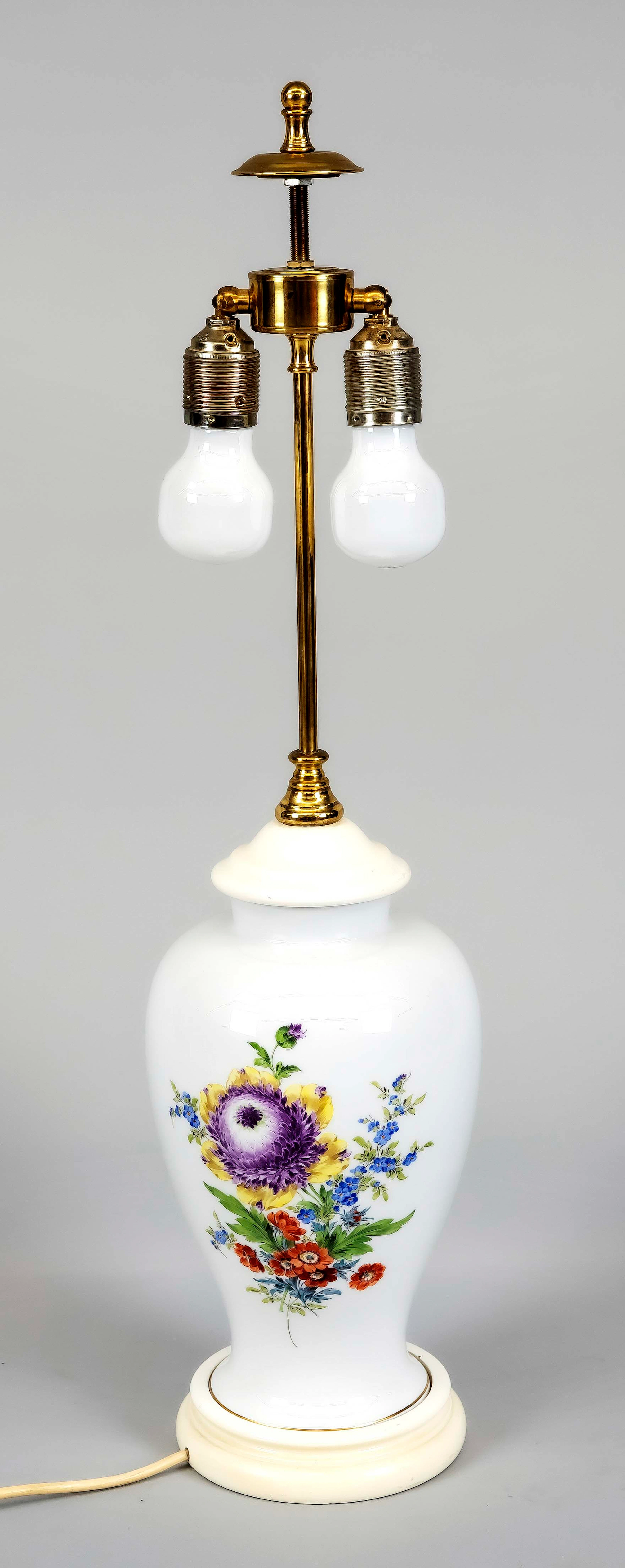 Tischlampe, Vasenkorpus Meissen