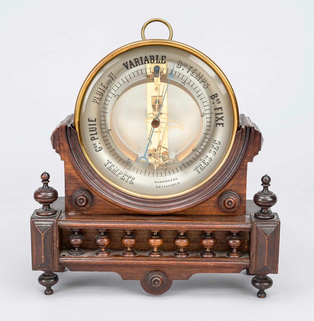 Aneroid-Tischbarometer, Frankreic
