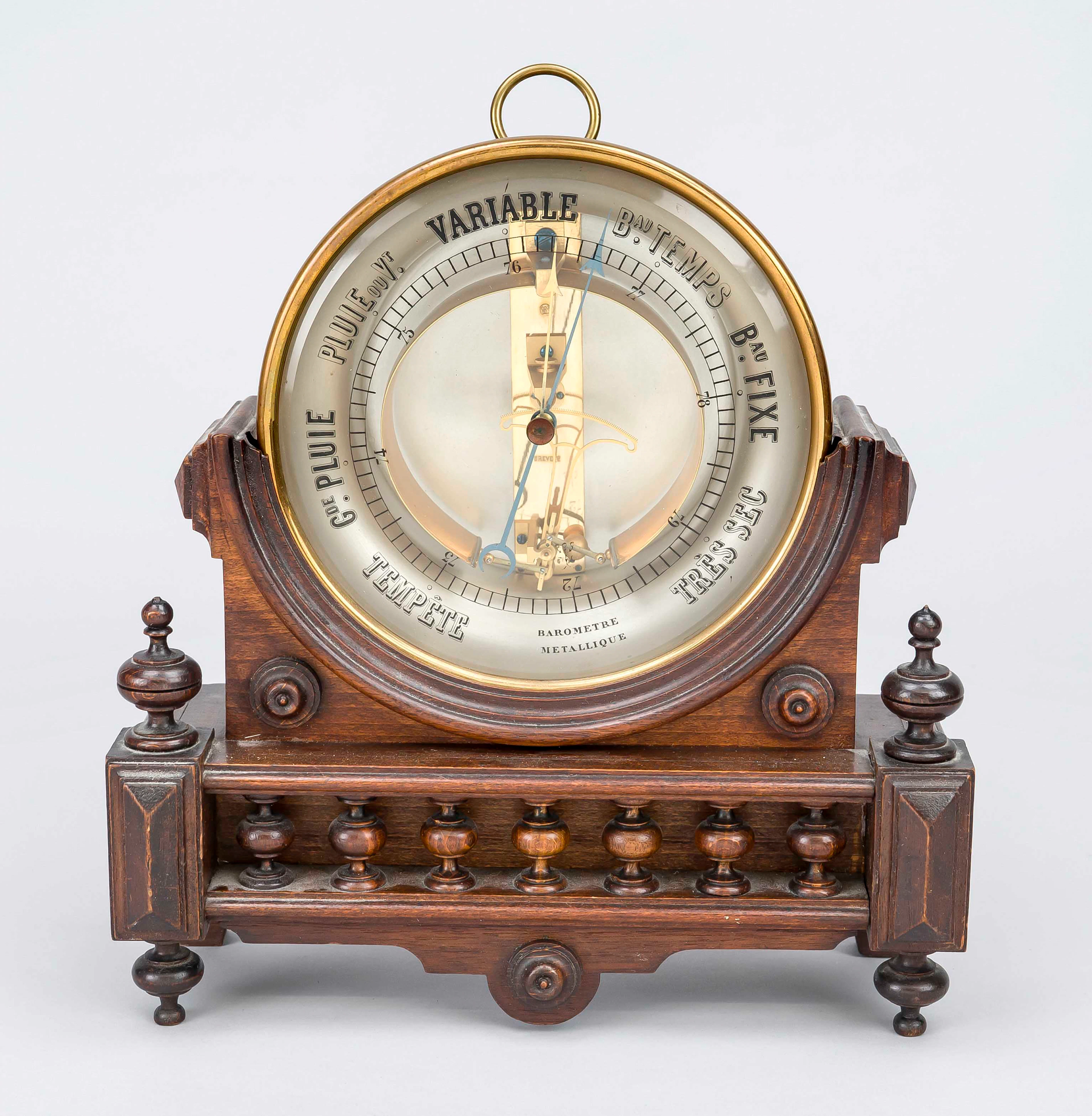 Aneroid-Tischbarometer, Frankreic