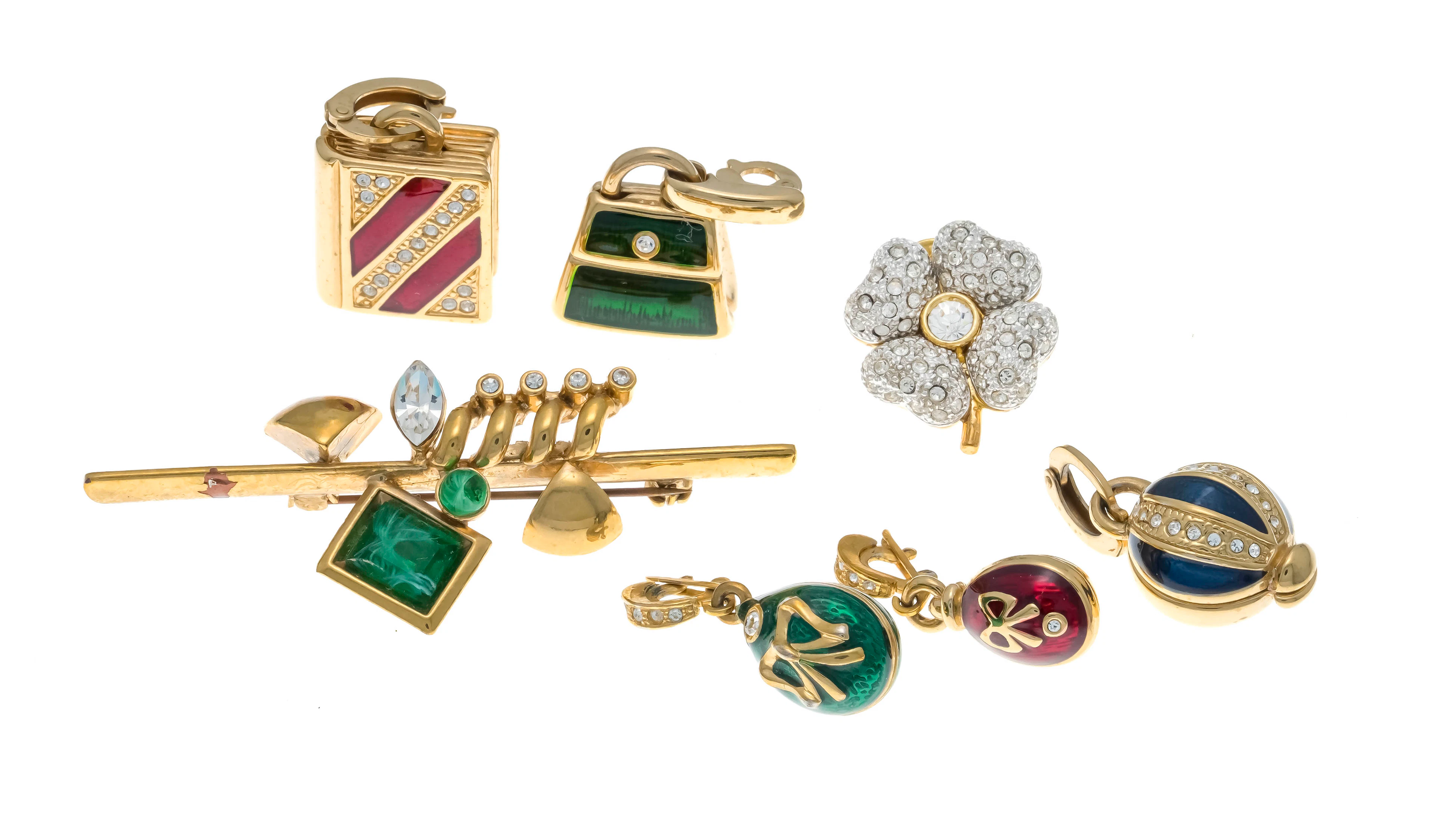 7-teiliges Modeschmuck Konvolut
