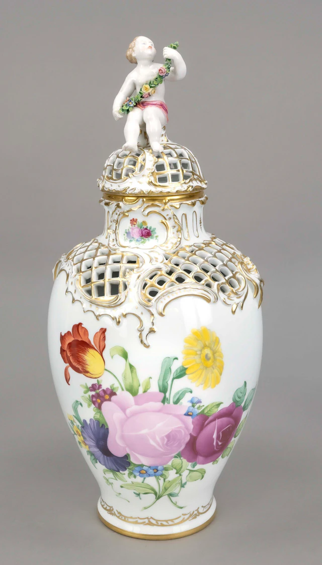 Potpourri-Deckelvase, Ludwigsburg