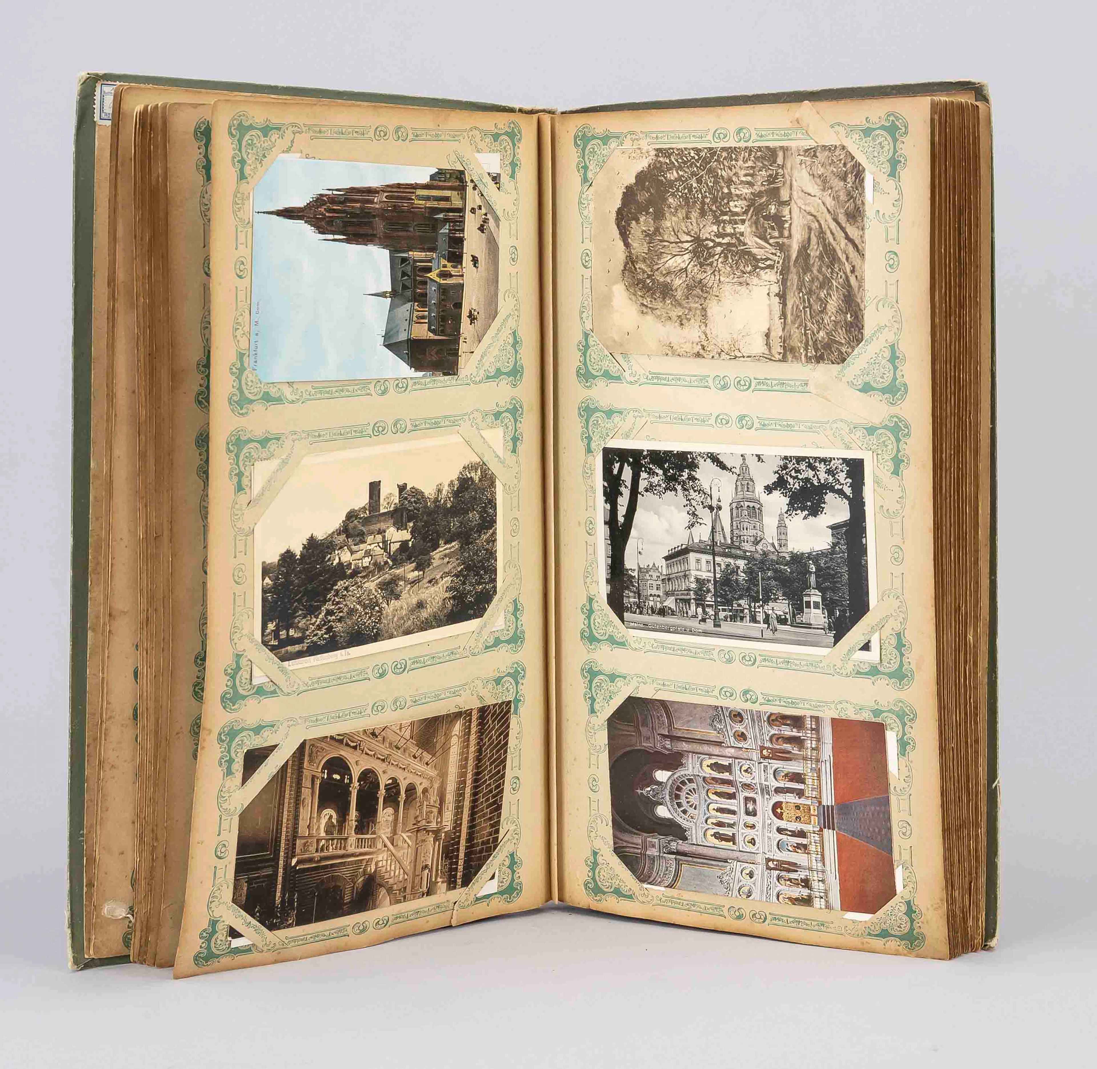 Album mit 156 Postkarten Ansichtskar