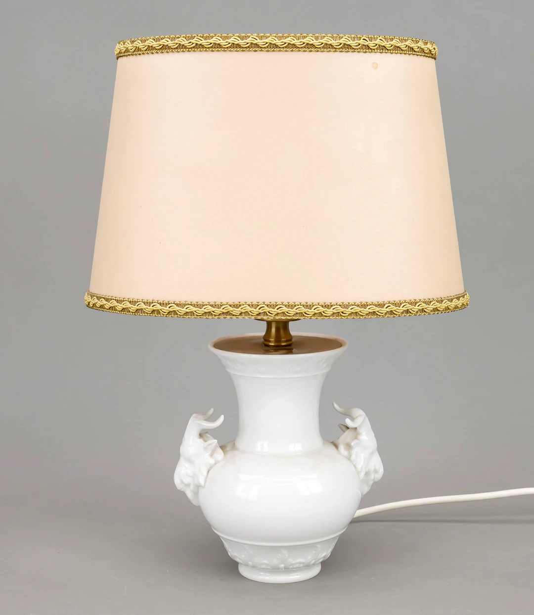 Vasenlampe, KPM Berlin, Bockskopf