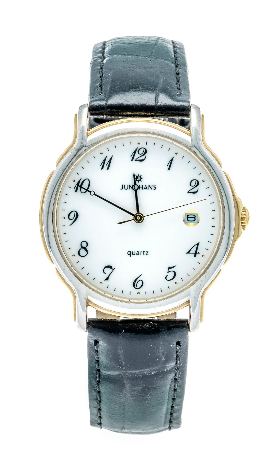 Junghans Herrenquarzuhr, bicolor