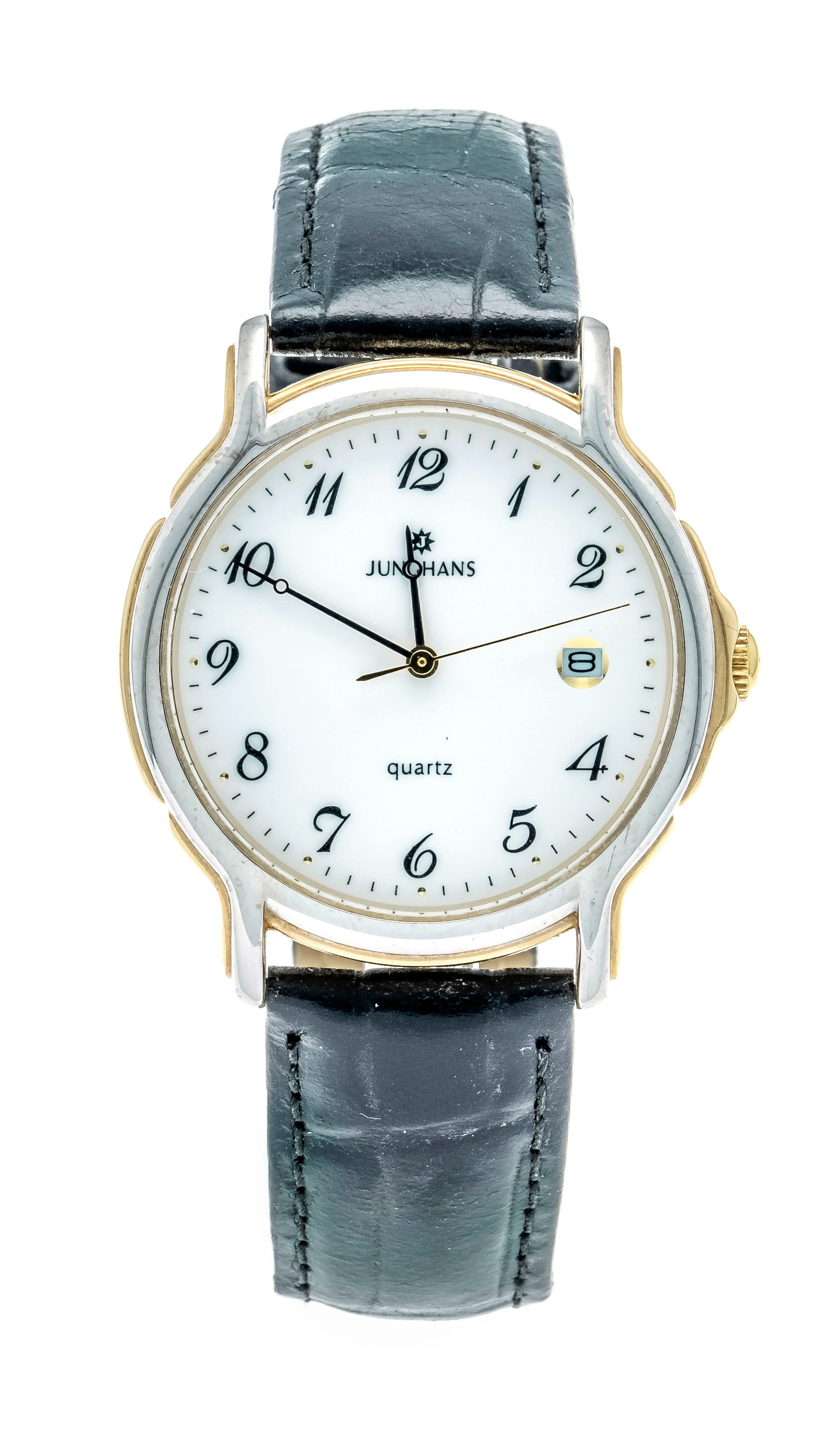 Junghans Herrenquarzuhr, bicolor