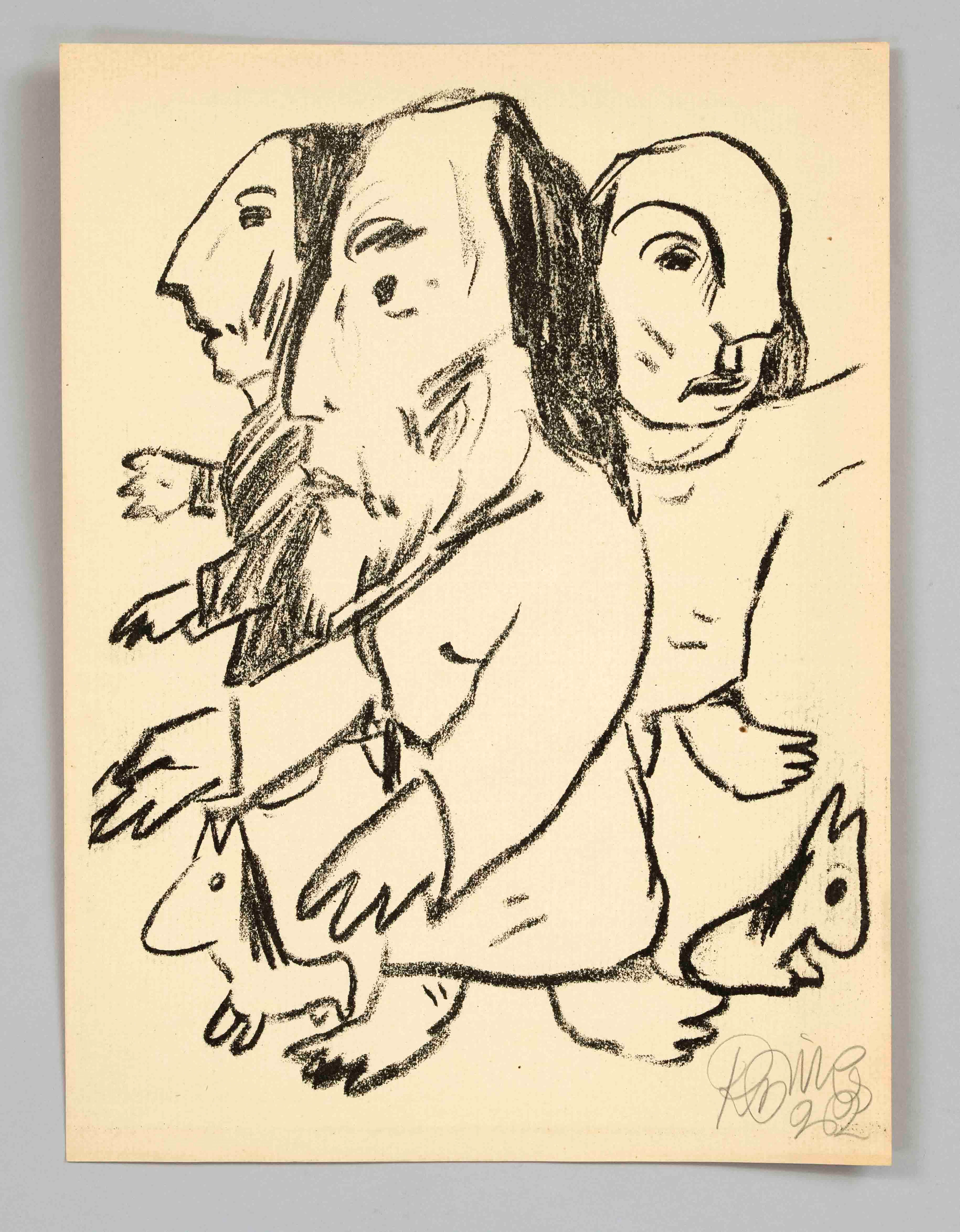 Große Sammlung von ca. 90 Aquarel