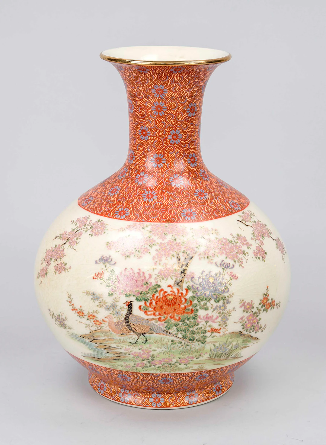 Satsuma Vase, Japan, 2. H. 20. Jh