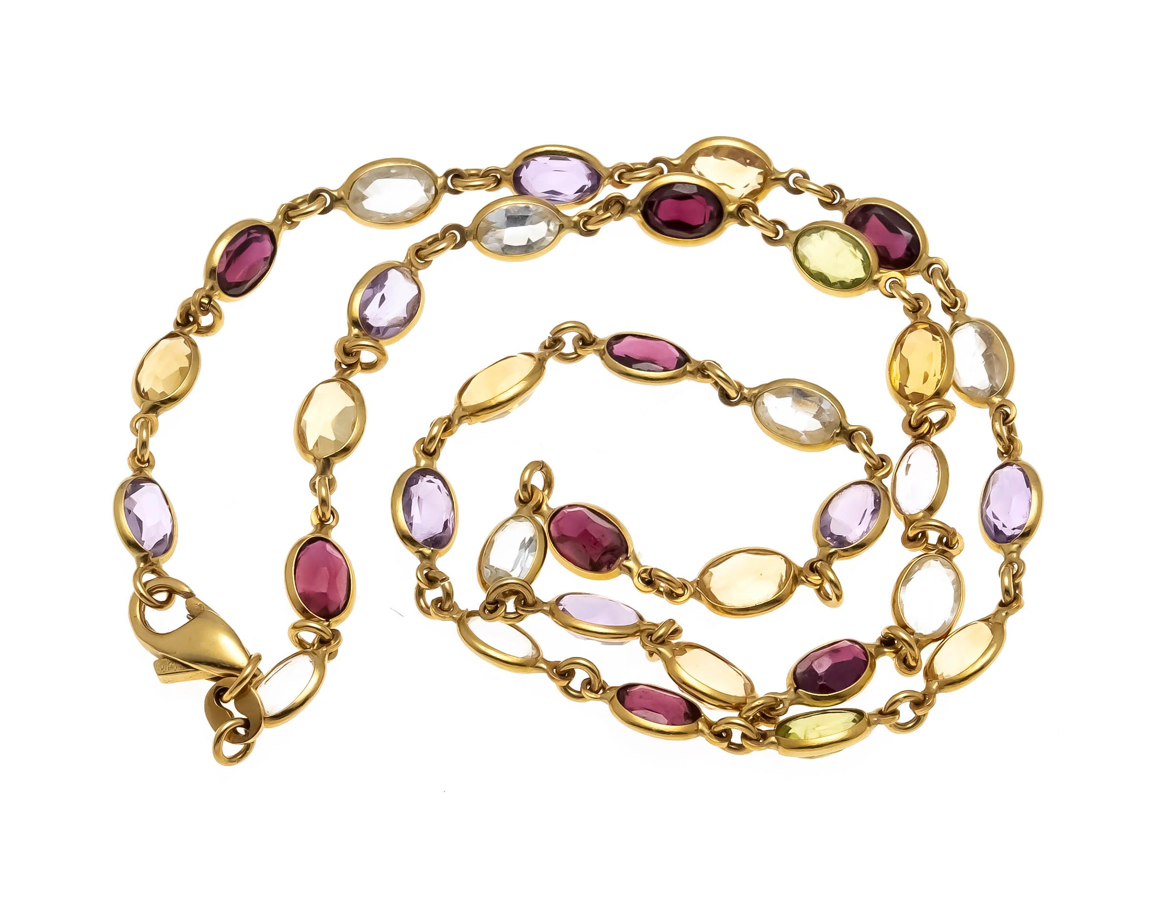 Multicolor-Collier GG 750/000 mit