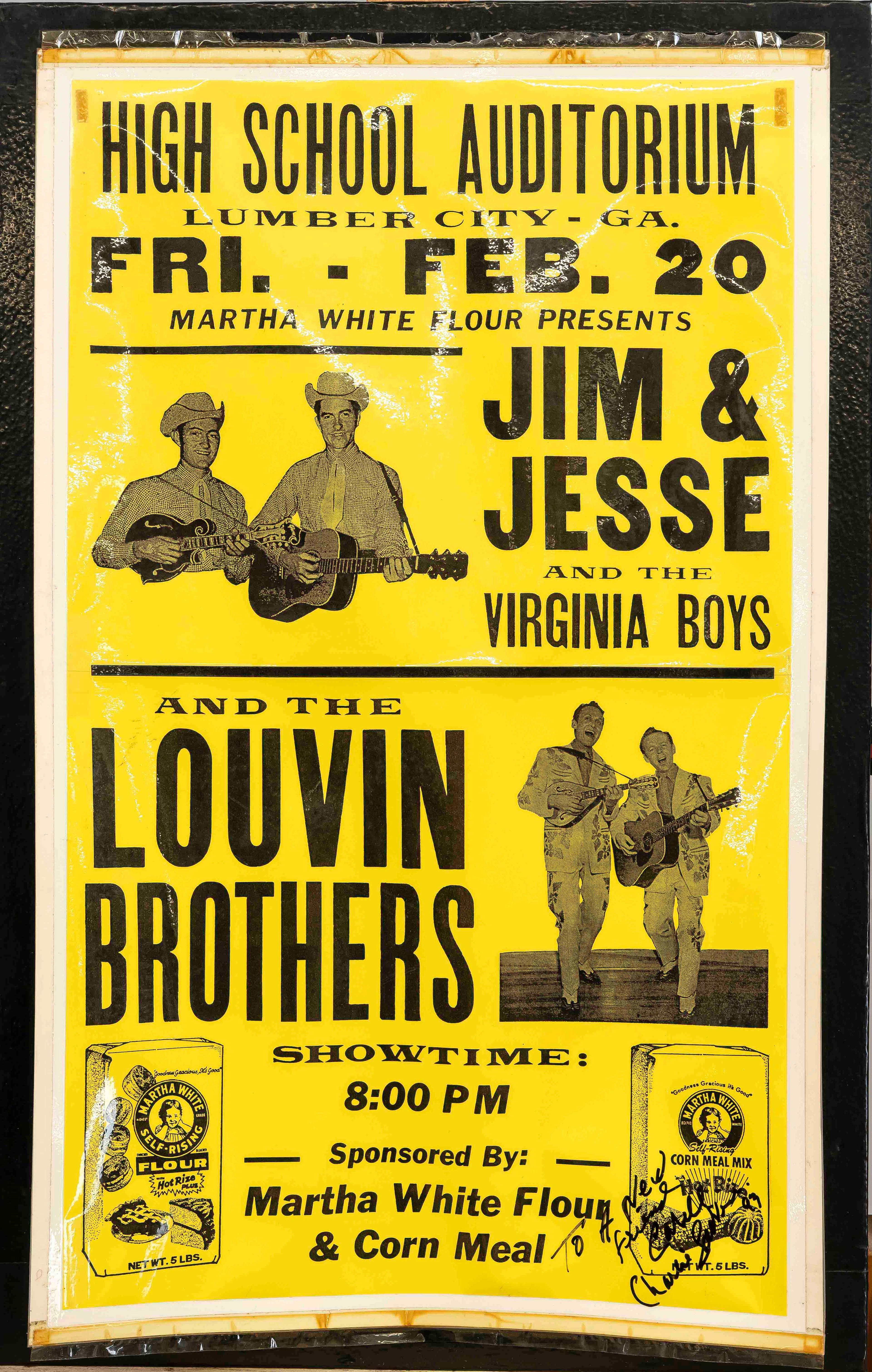 Konzertposter ''Jim & Jesse and t