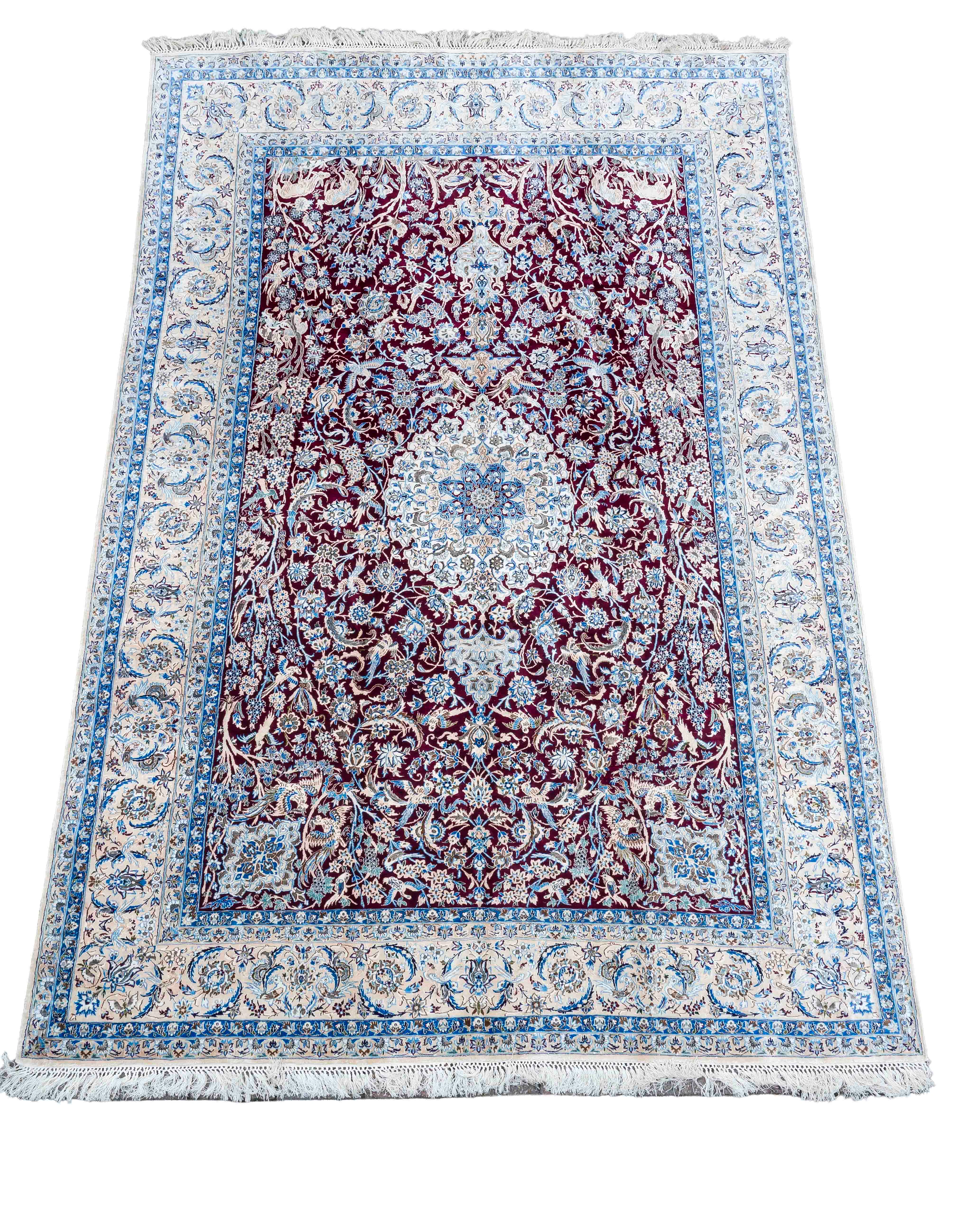 Teppich, Nain, Seide, Iran, 20. J