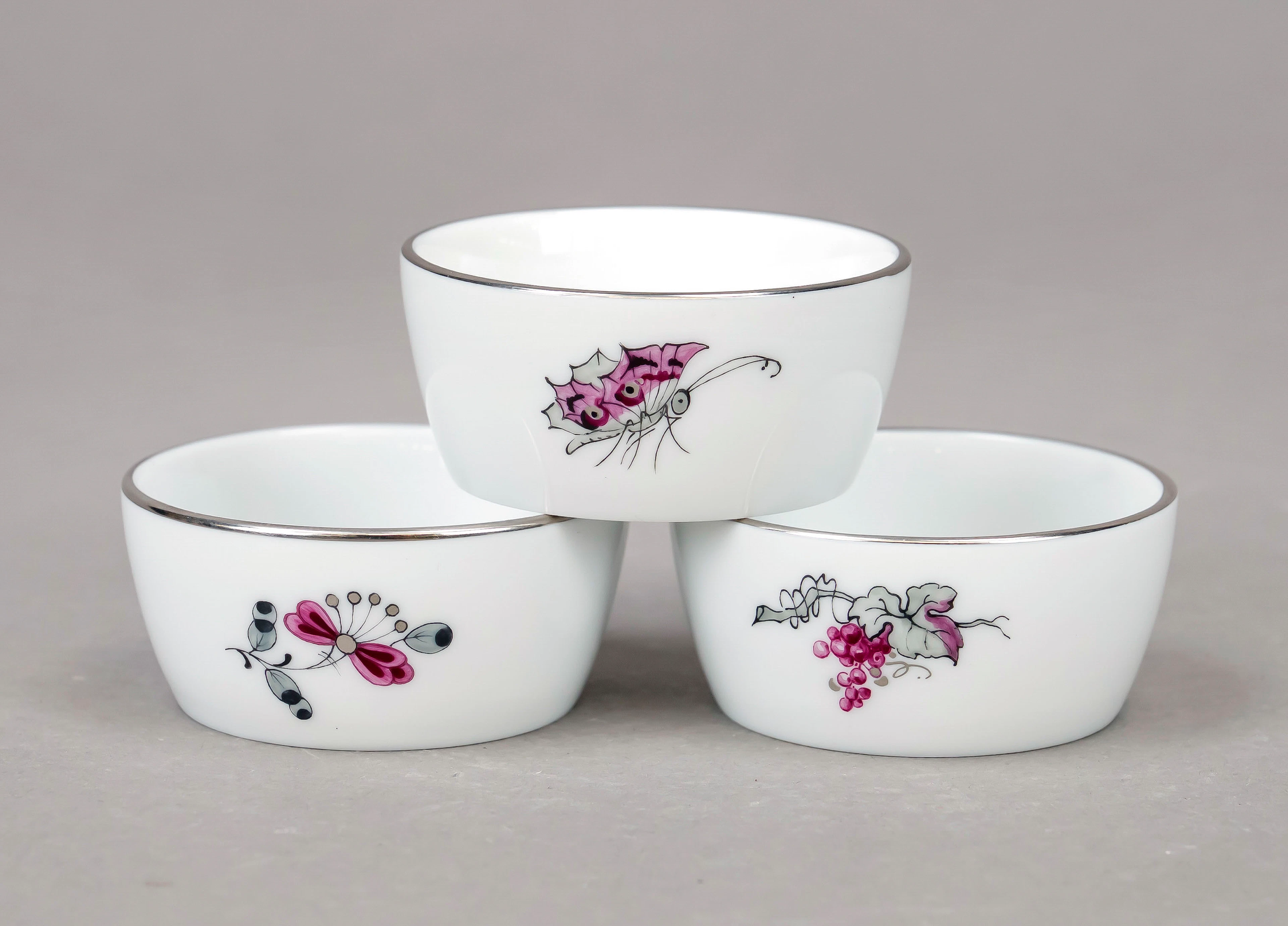 Drei Schälchen, Meissen, Sondered