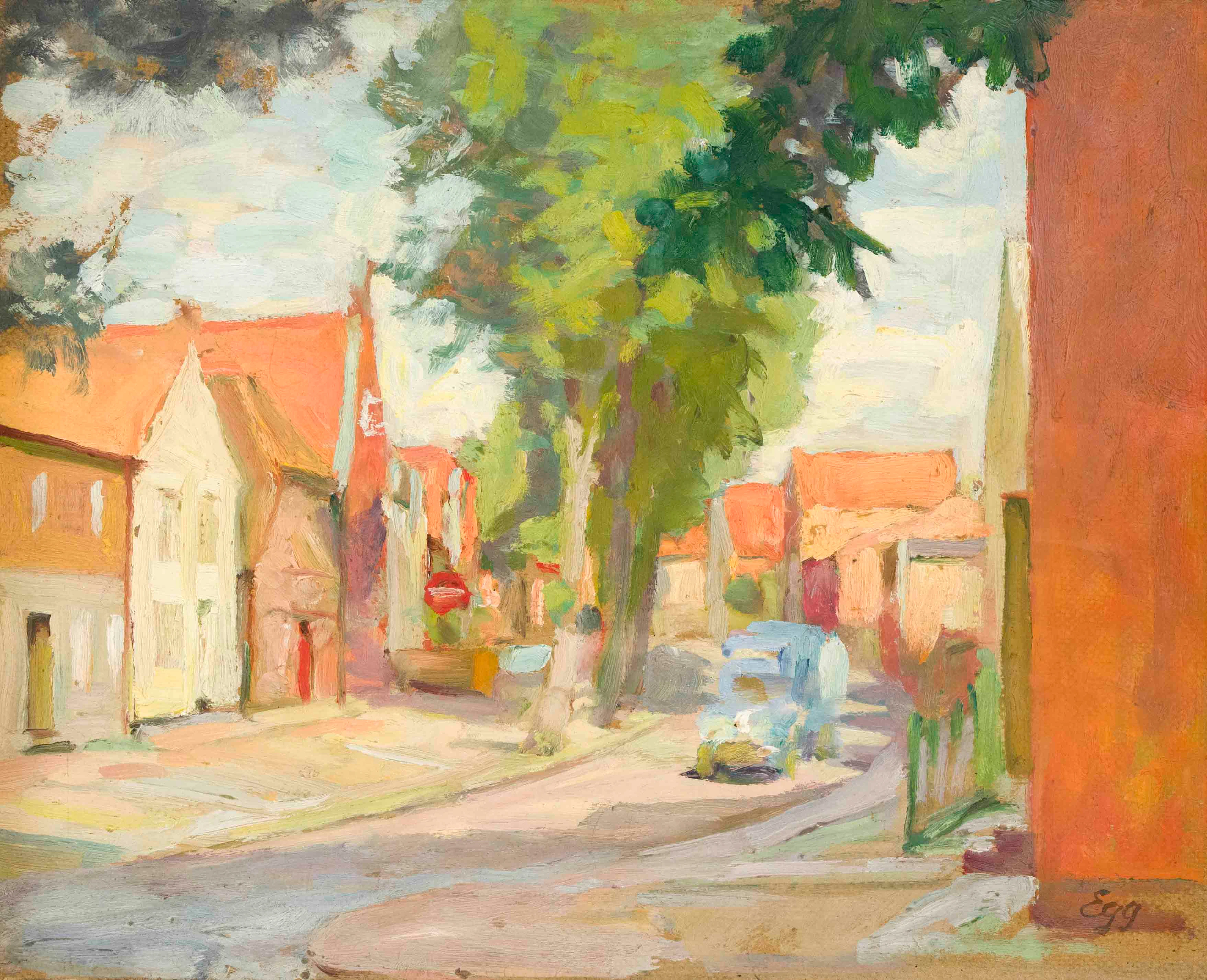Ewald Egg (1884-1955), stud. in H